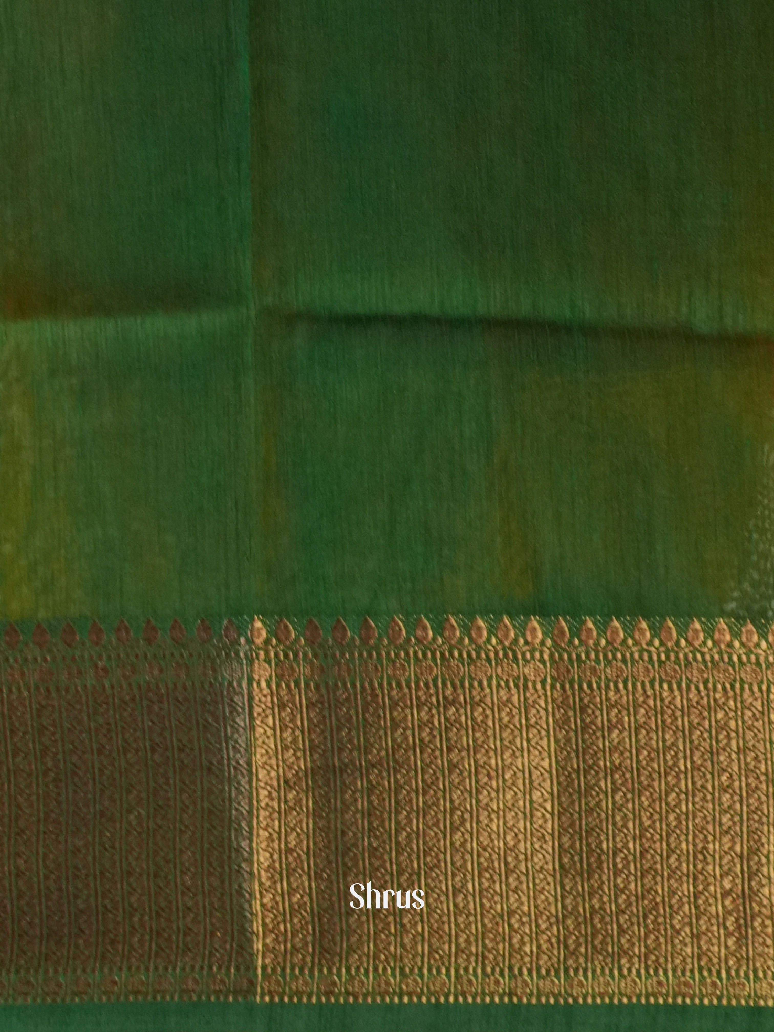 Orange & Green - Semi Jute - Shop on Shrus.com