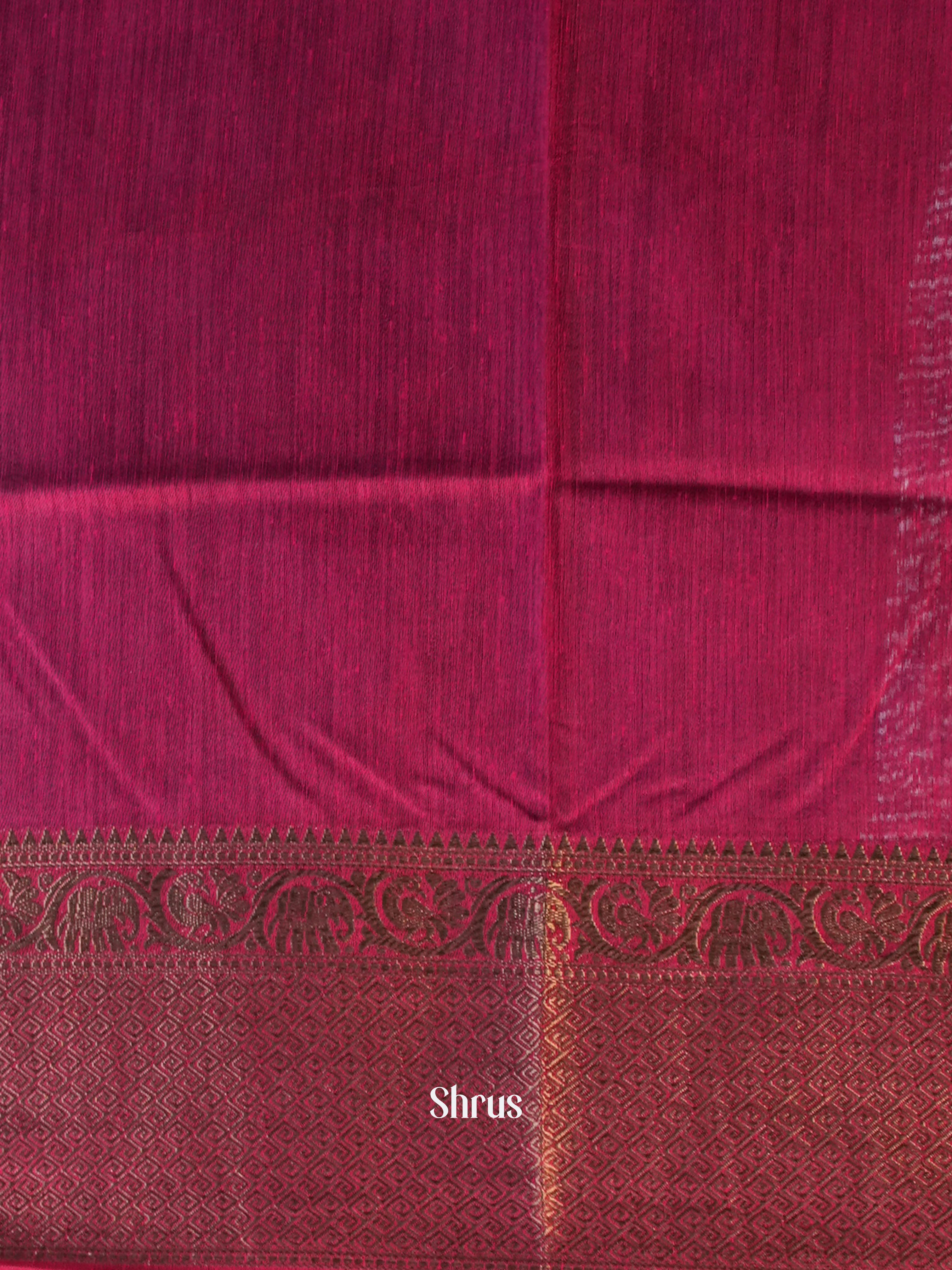 Blue & Maroon - Semi Jute - Shop on Shrus.com