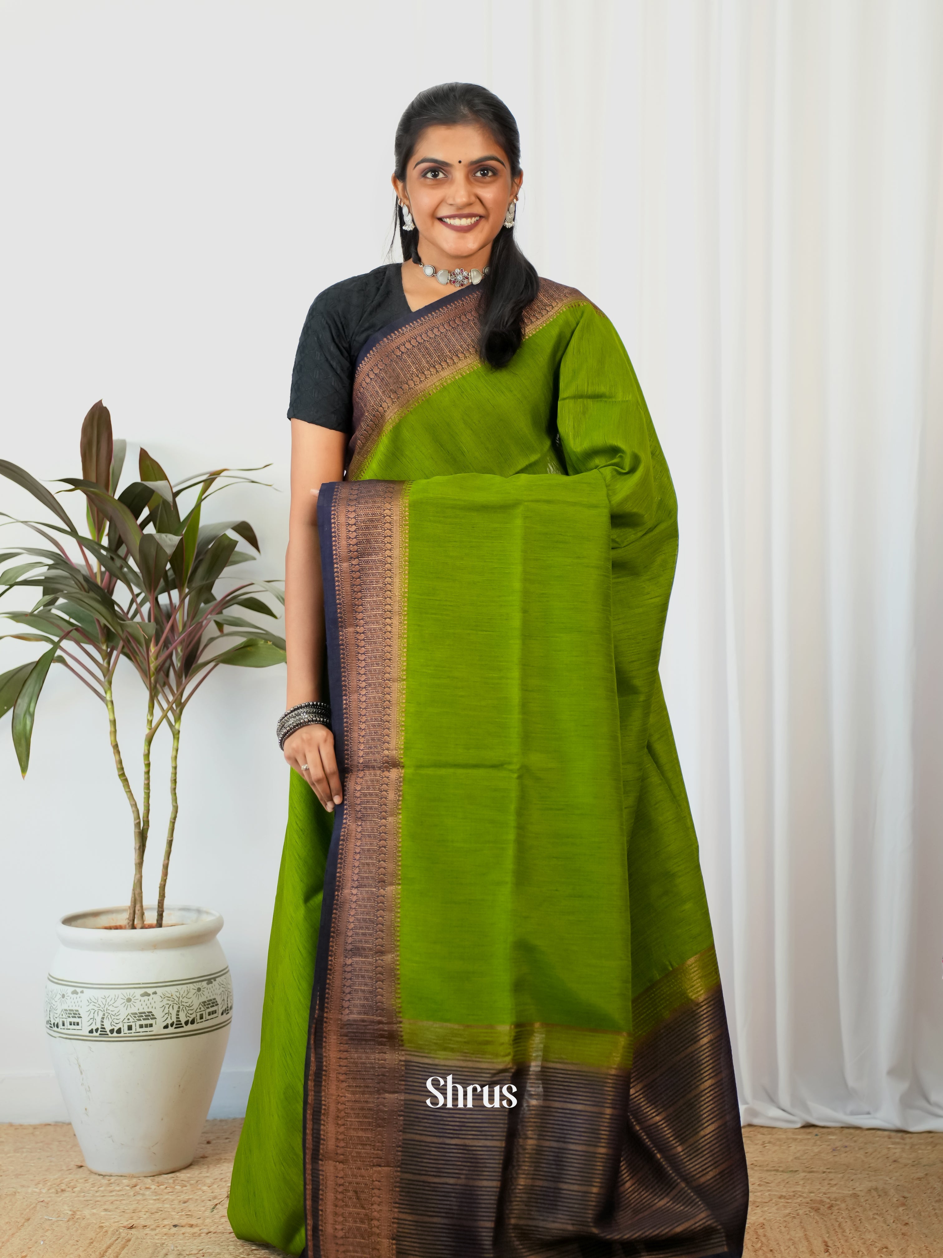 CIS28539 - Semi Jute Saree - Shop on Shrus.com