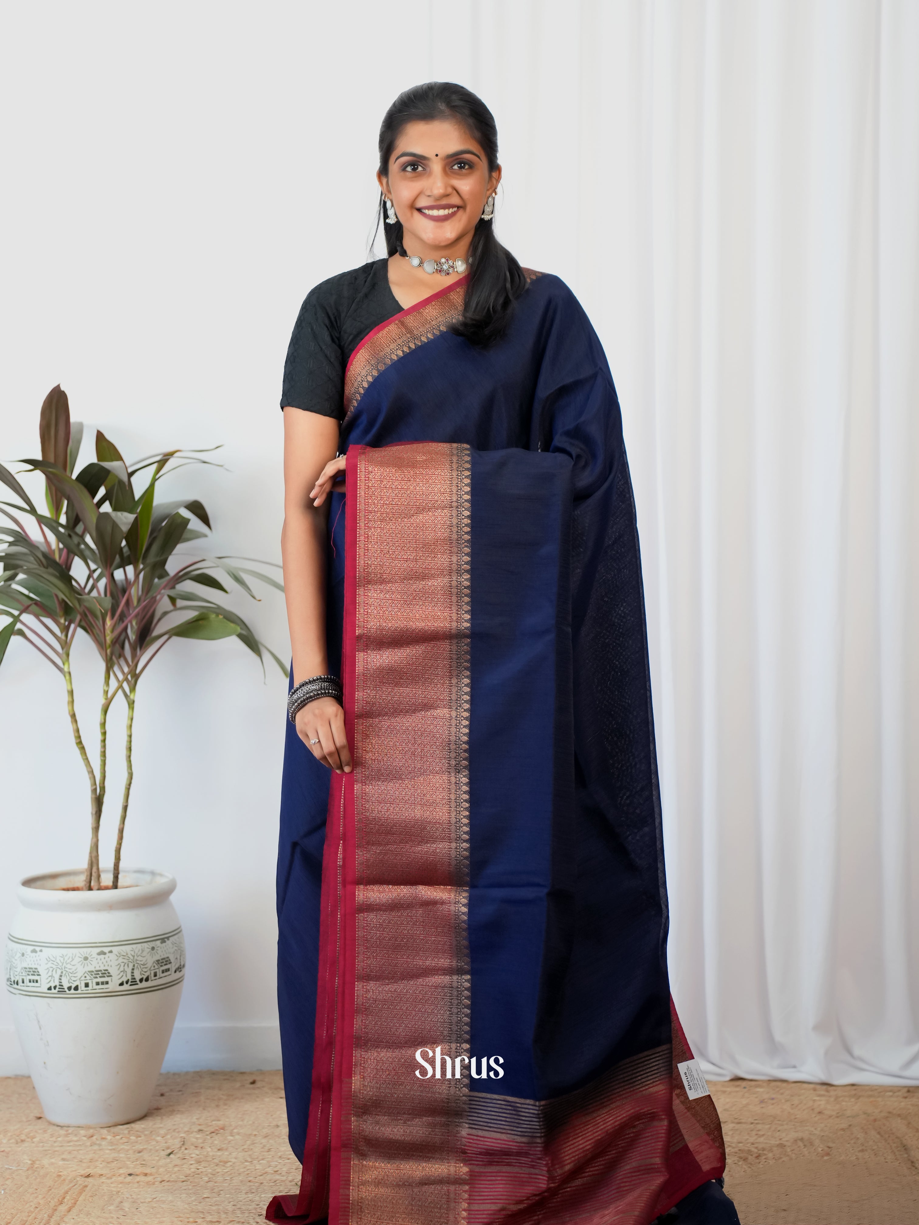 CIS28544 - Semi Jute Saree - Shop on Shrus.com