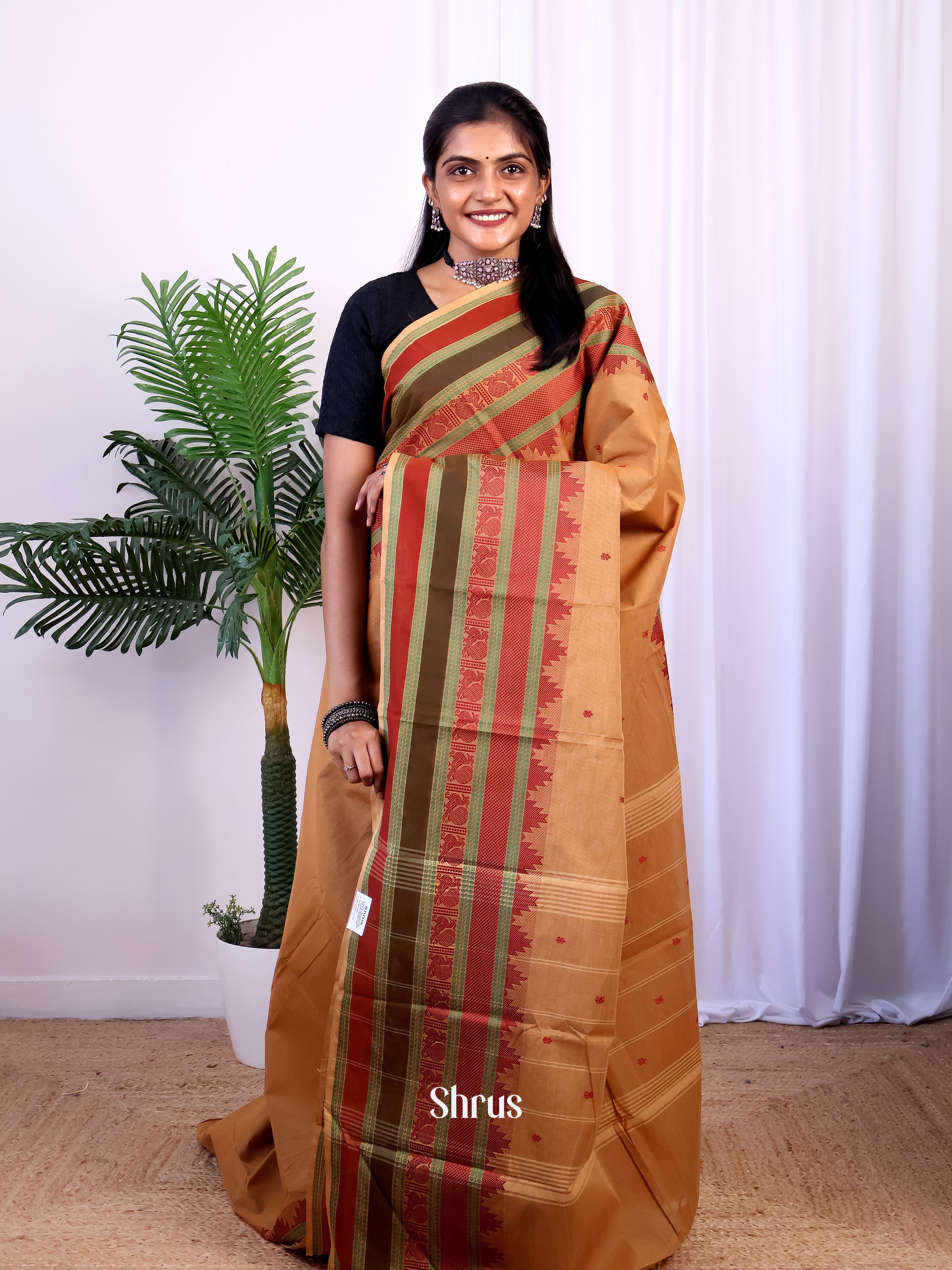 CIS28705 - Chettinad Cotton Saree - Shop on Shrus.com