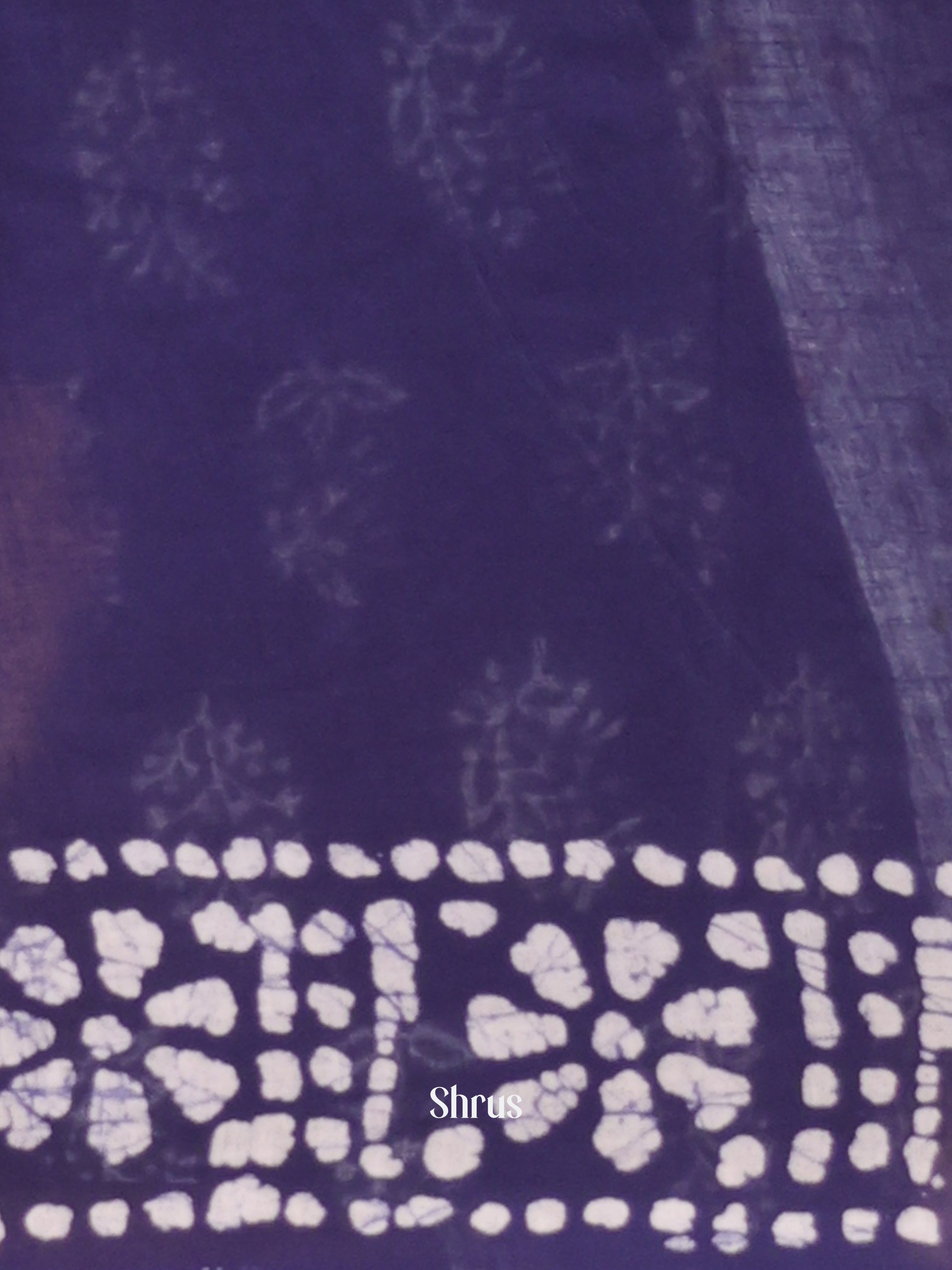 Violet - Cotton Saree - Shop on Shrus.com