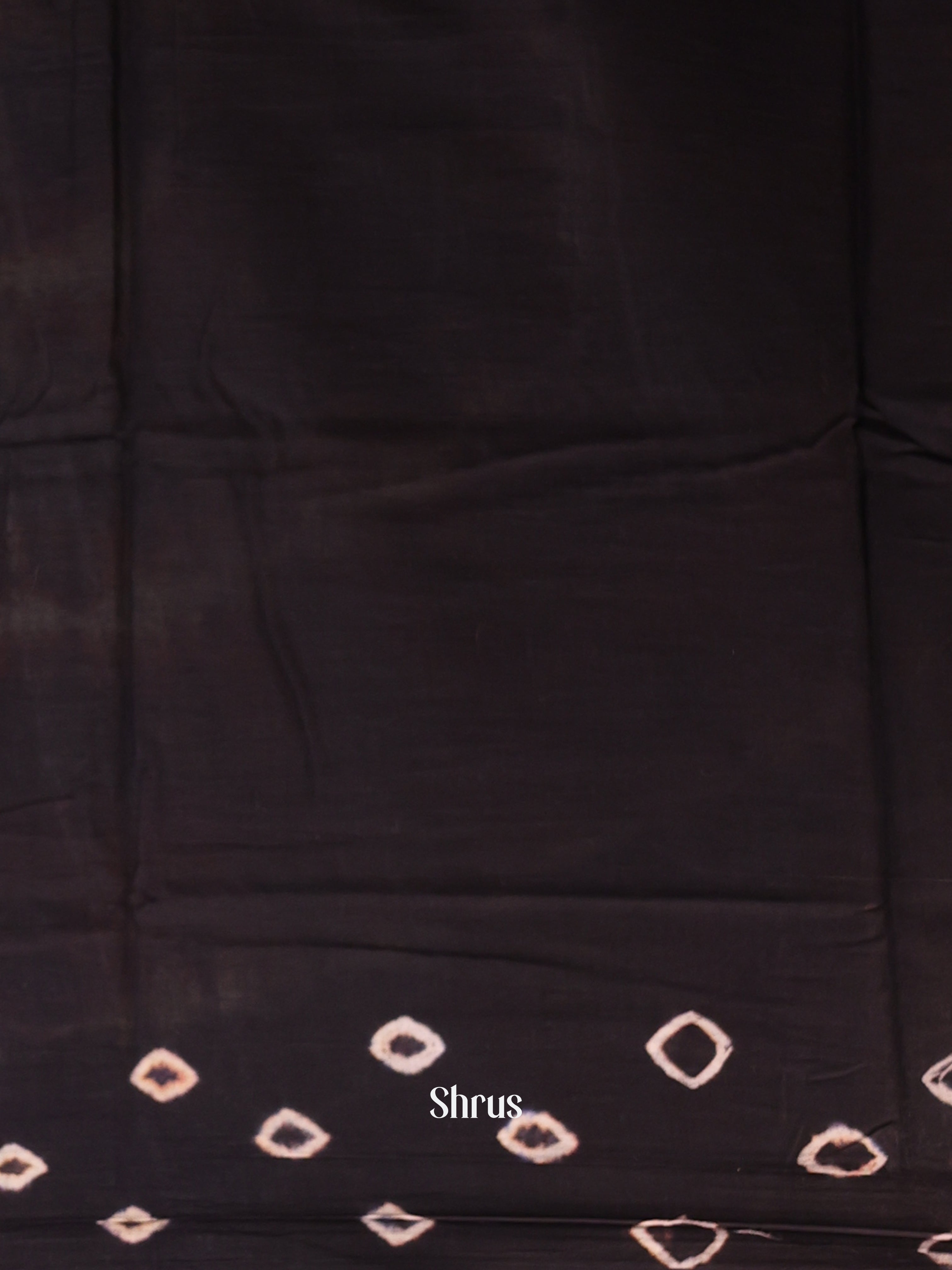 Black & Red - Cotton Saree - Shop on Shrus.com