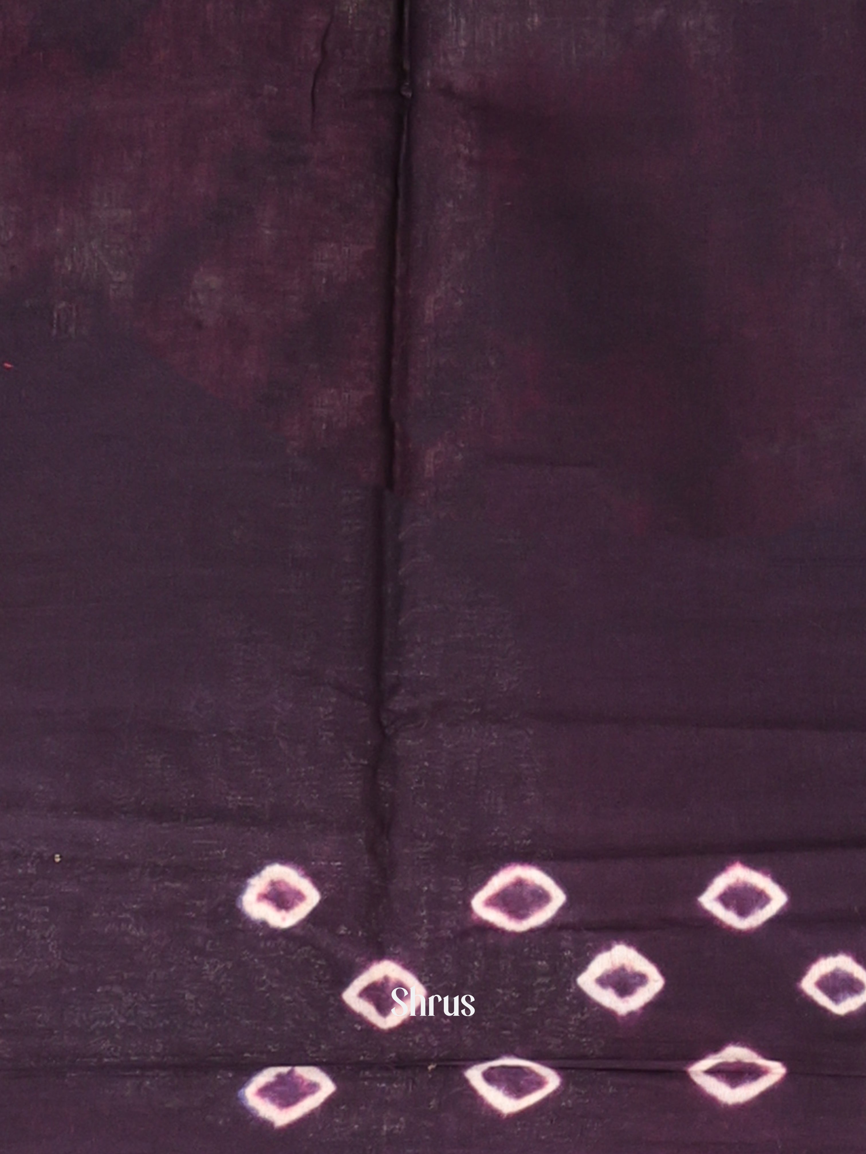 Violet & Pink - Cotton Saree - Shop on Shrus.com