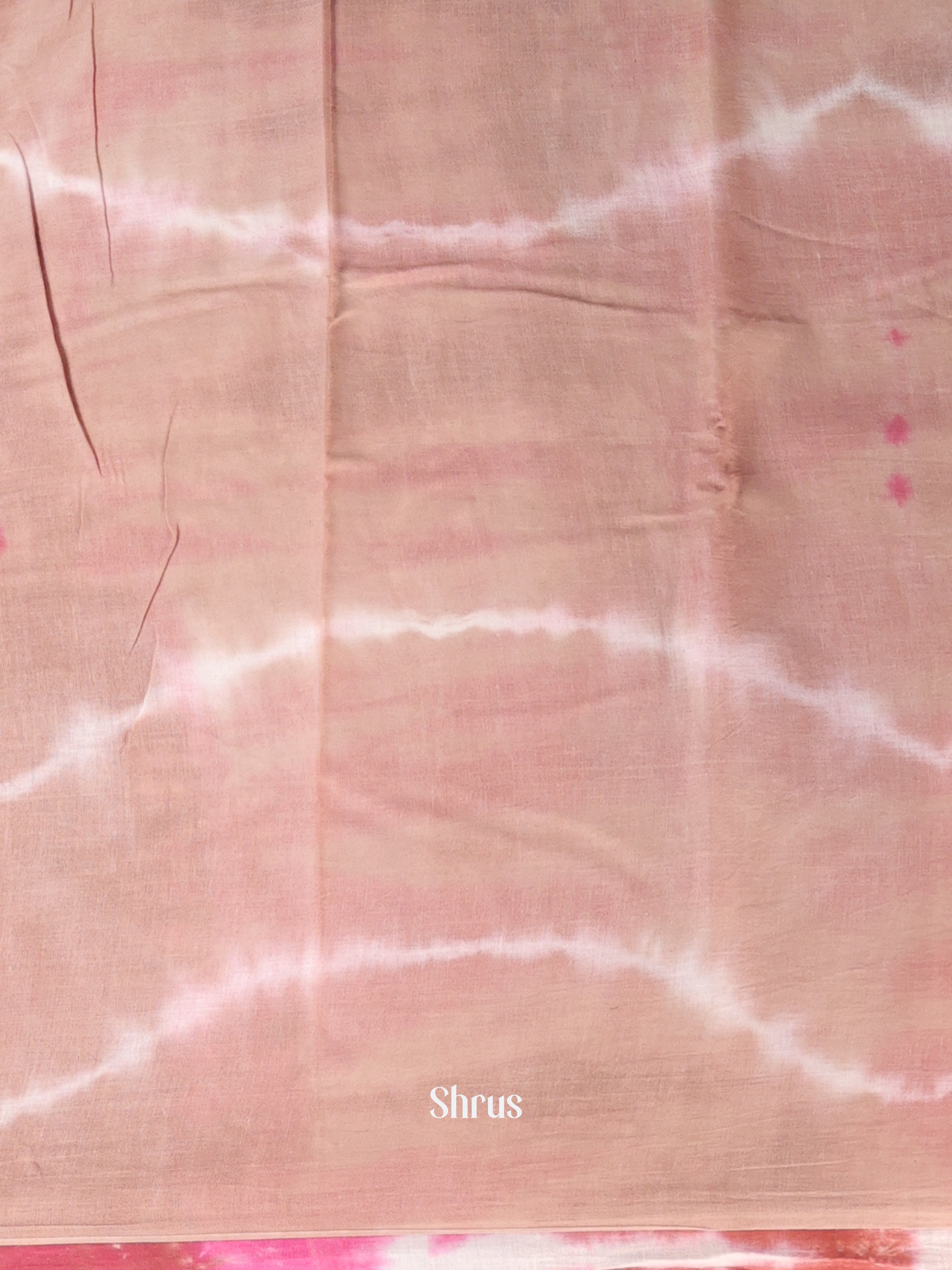 Brown & Pink - Cotton Saree - Shop on Shrus.com