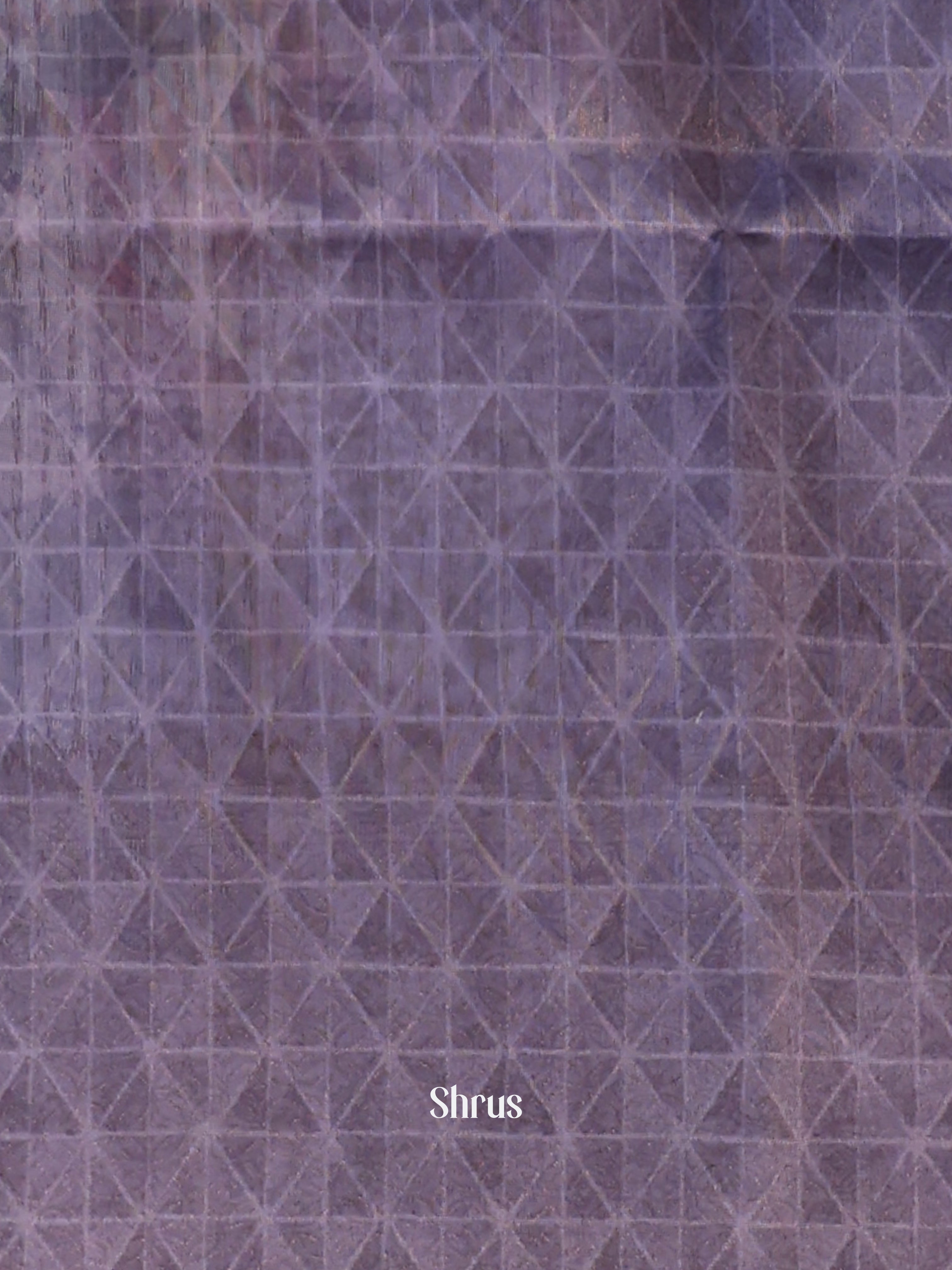 Purple - Semi Jute Saree - Shop on Shrus.com