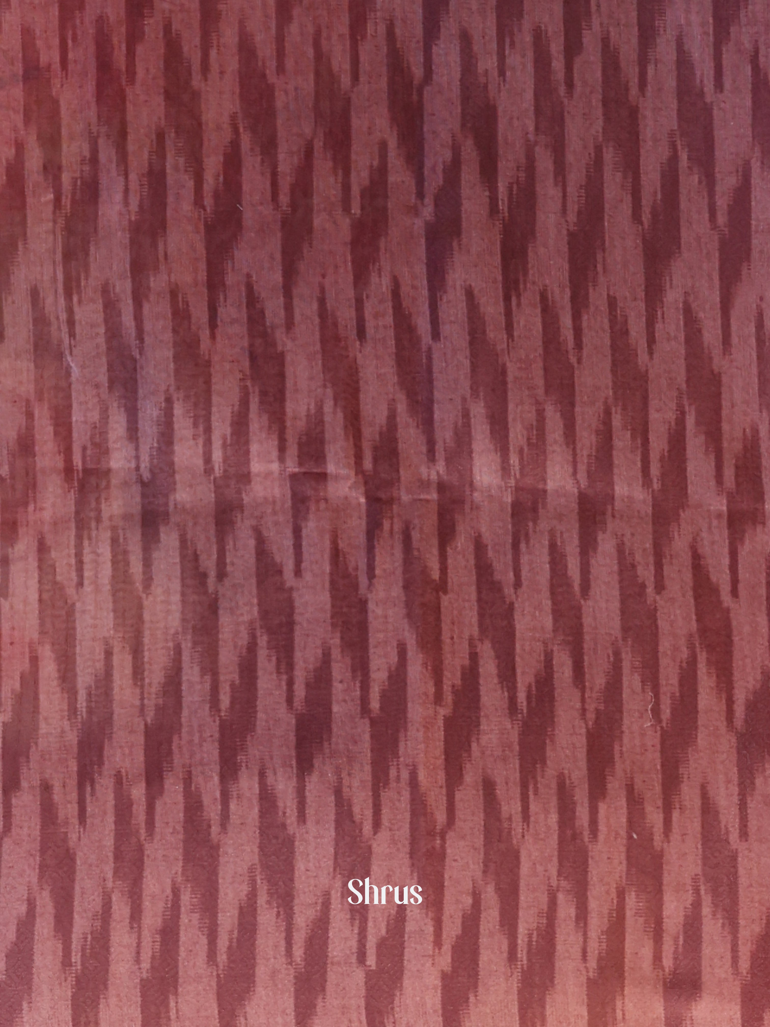 Onion Peel & Brown - Semi Jute Saree - Shop on Shrus.com
