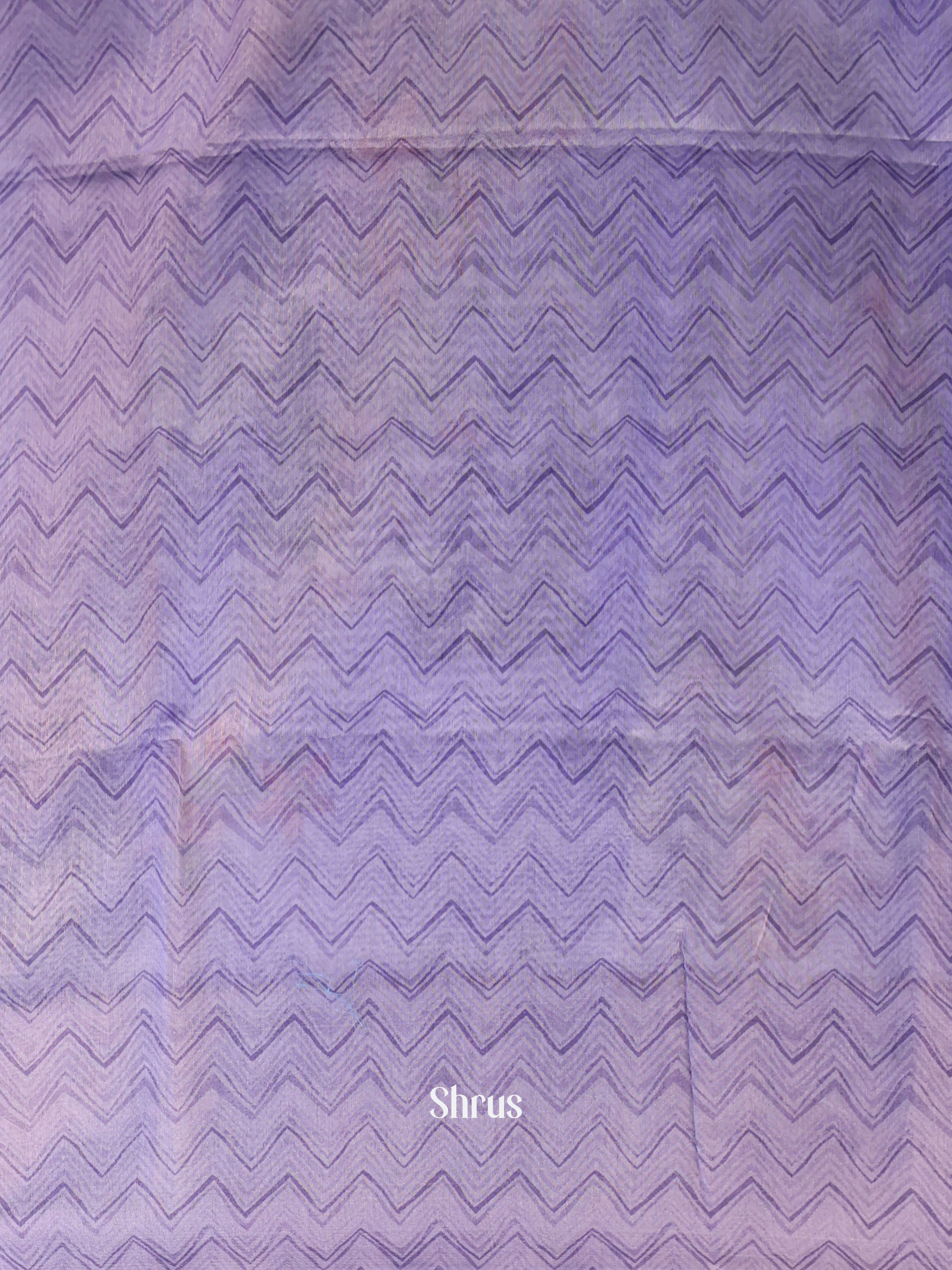 Lavender & Violet - Semi Jute Saree - Shop on Shrus.com