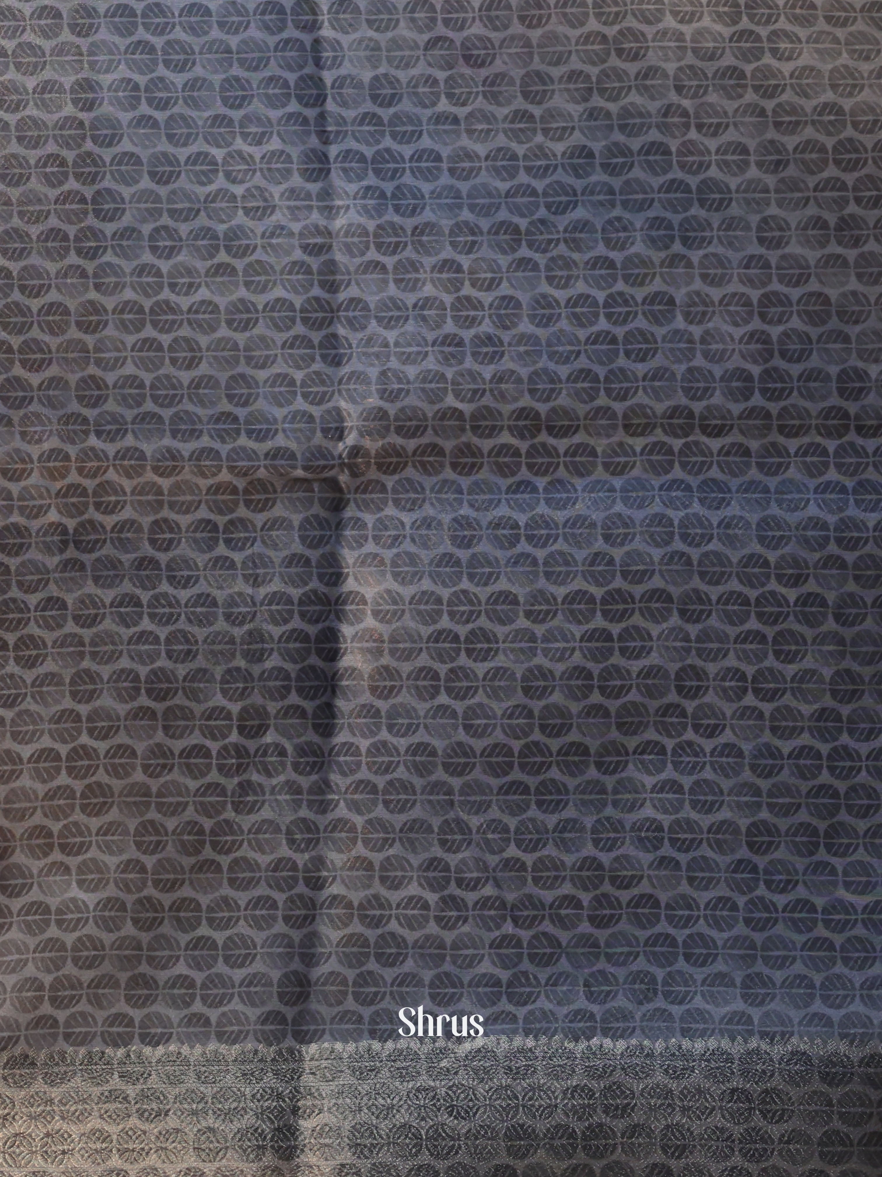 Grey -Semi Jute Saree - Shop on Shrus.com