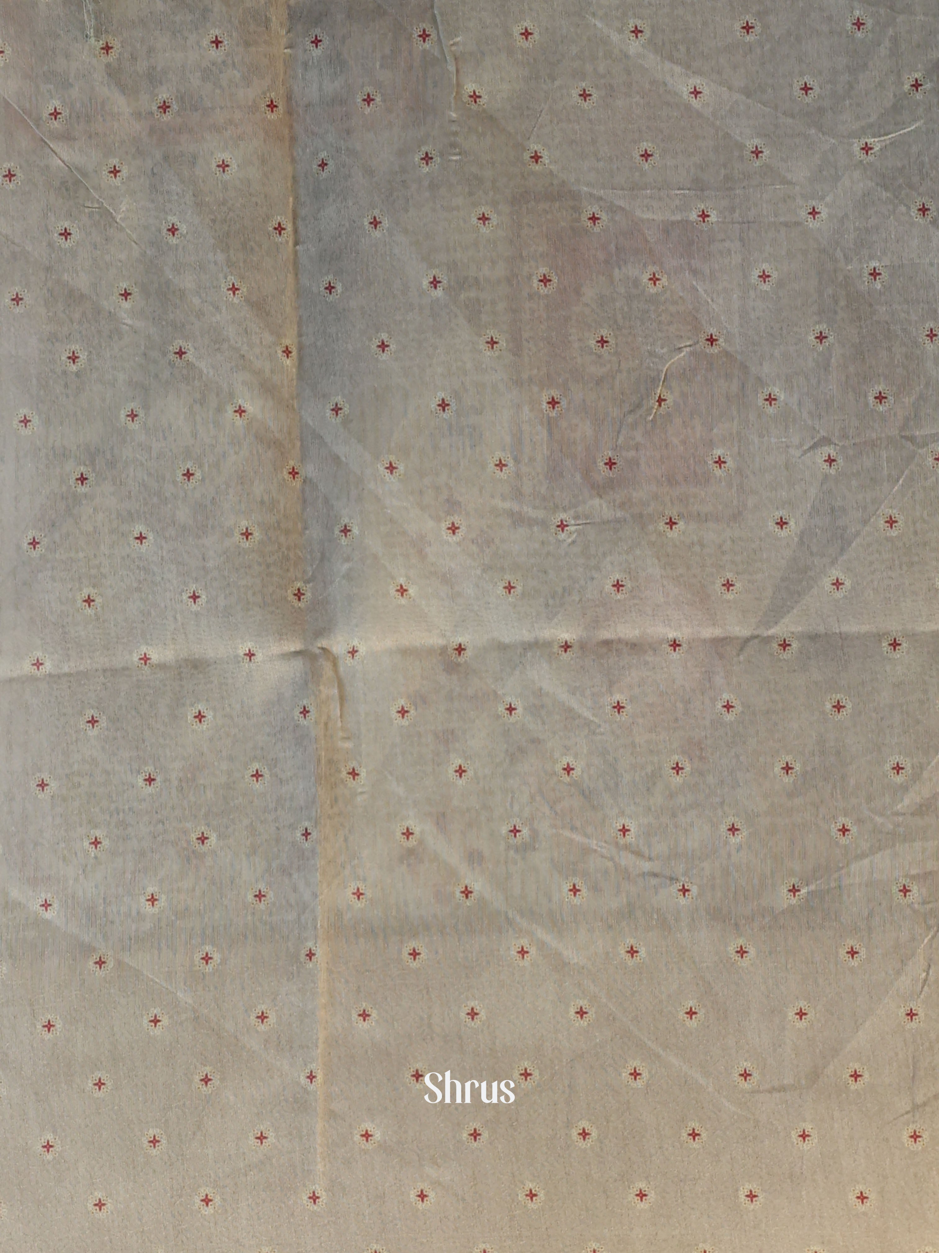 Grey- Semi Jute Saree - Shop on Shrus.com