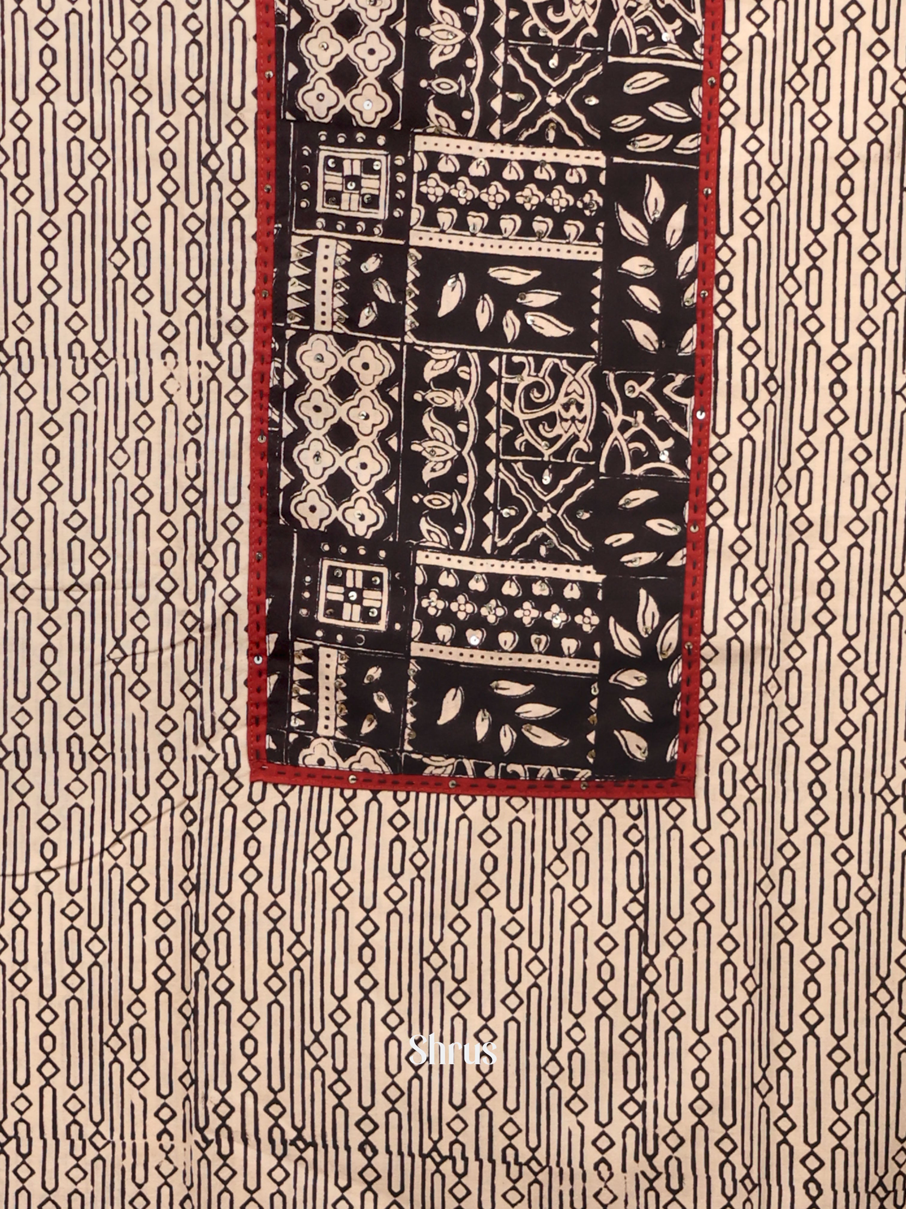 Grey & Black - Cotton salwar - Shop on Shrus.com