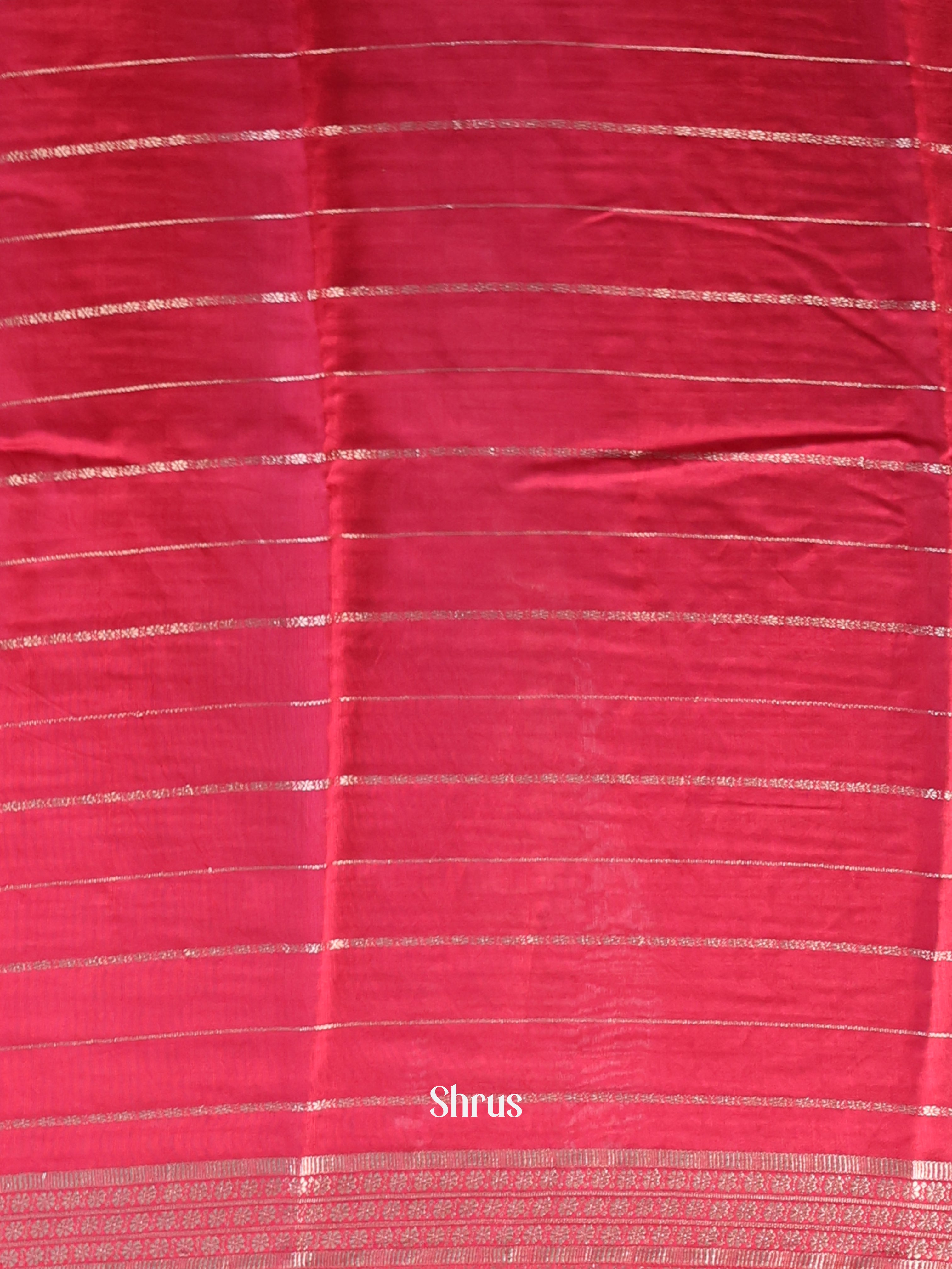 Pink- Semi Mysoresilk Saree - Shop on Shrus.com