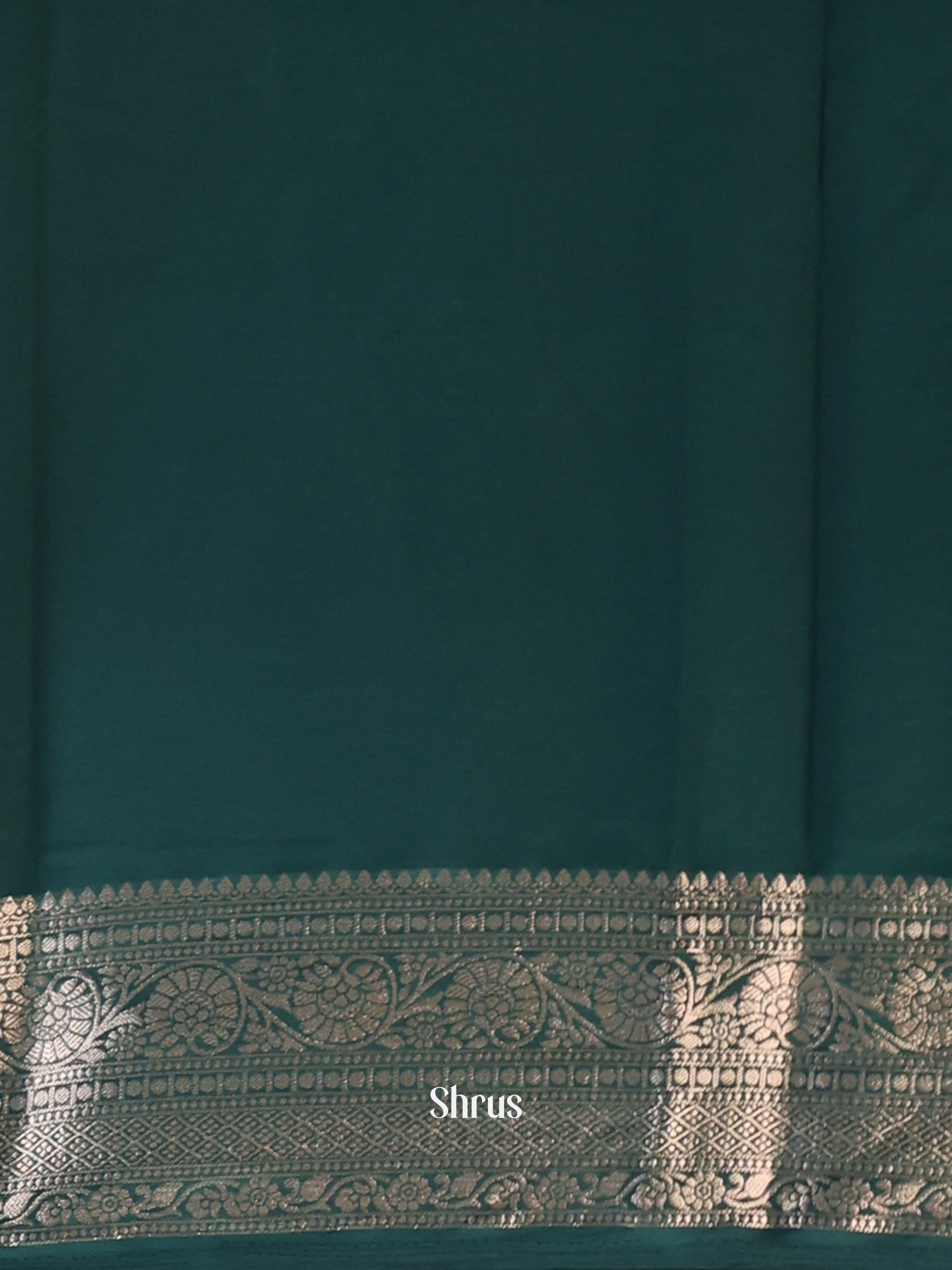 Green - Semi Mysoresilk Saree - Shop on Shrus.com