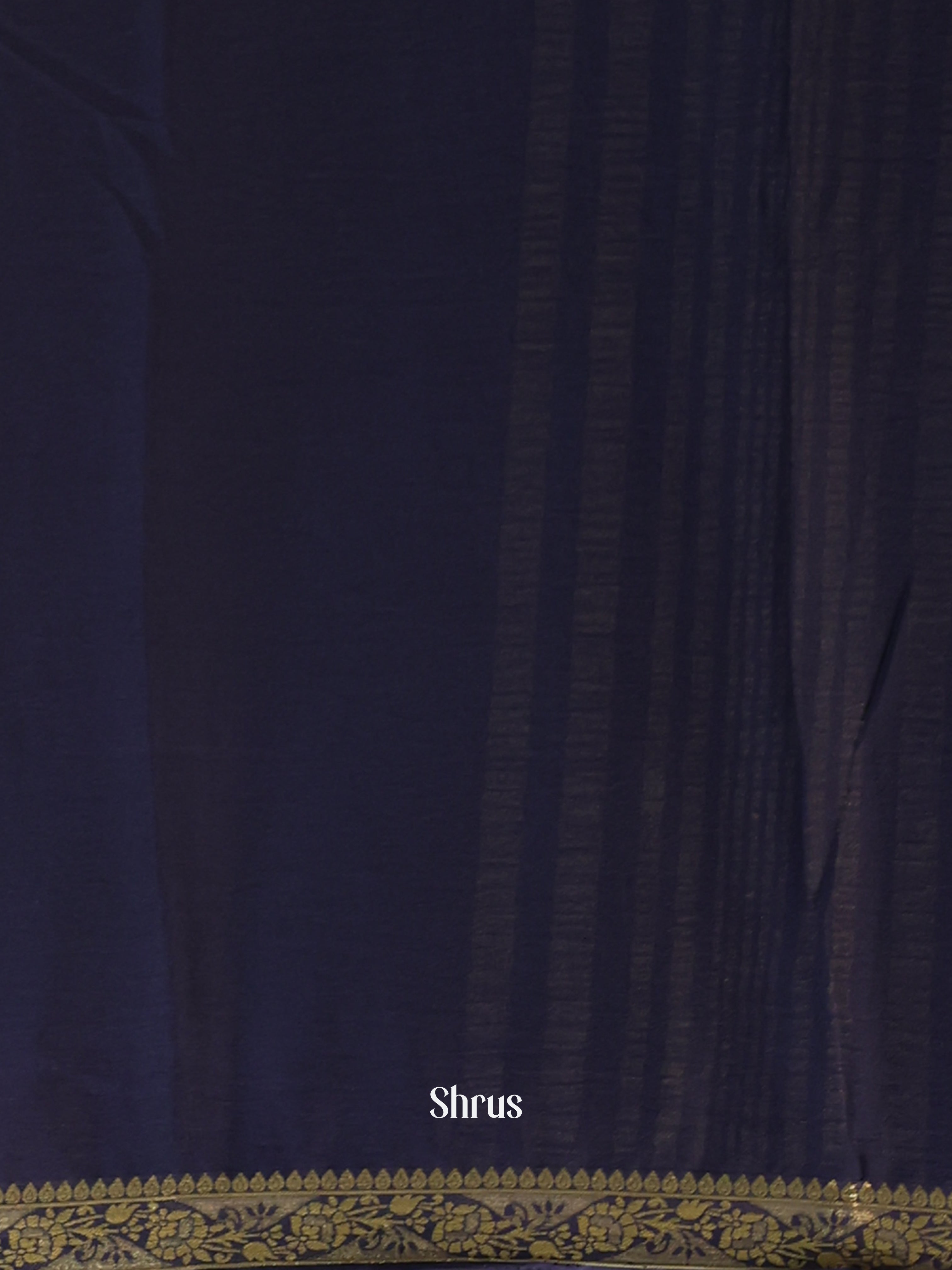 Blue - Semi Mysoresilk Saree - Shop on Shrus.com