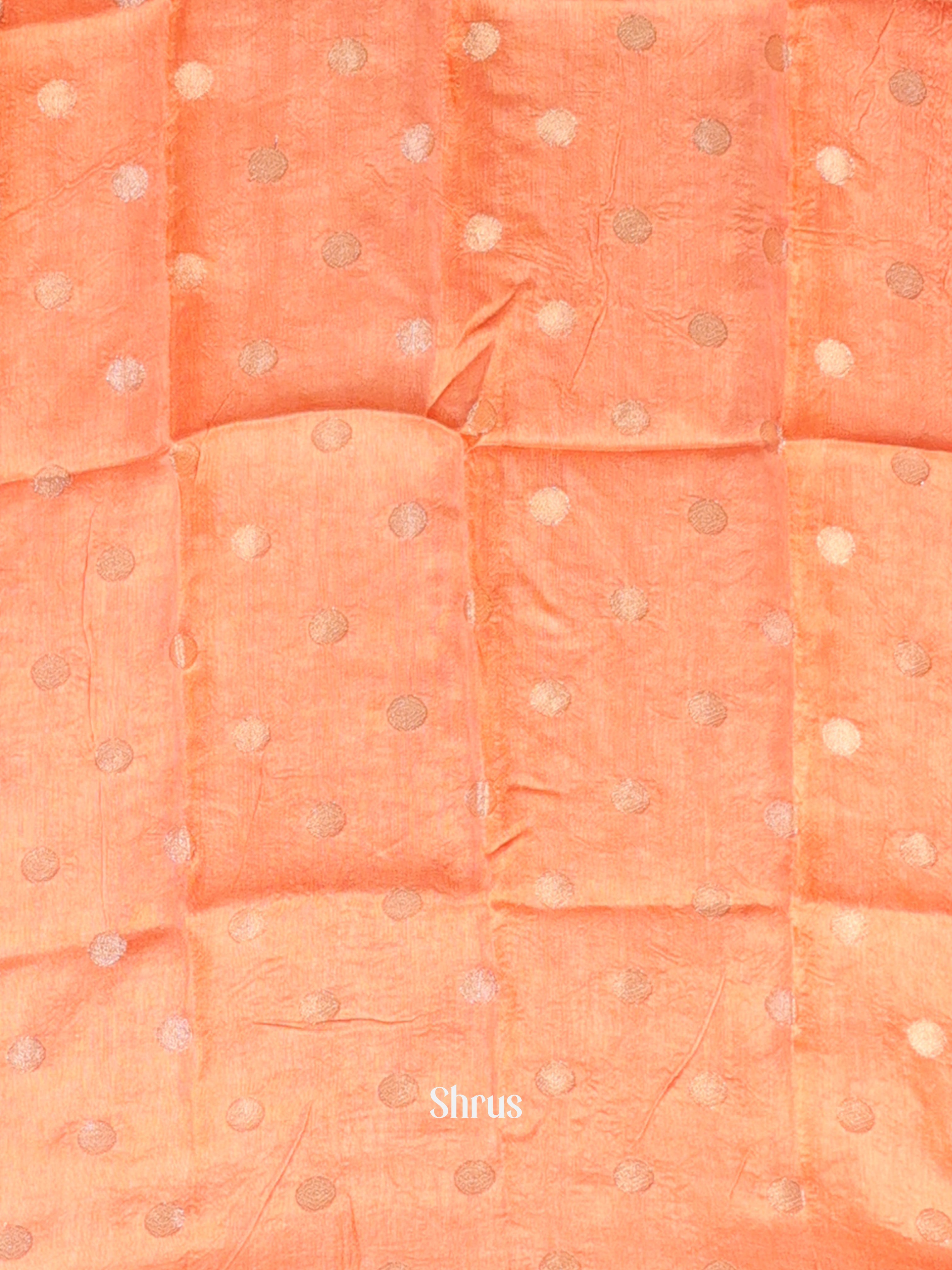 Pink & Peach - Semi Mysoresilk Saree - Shop on Shrus.com