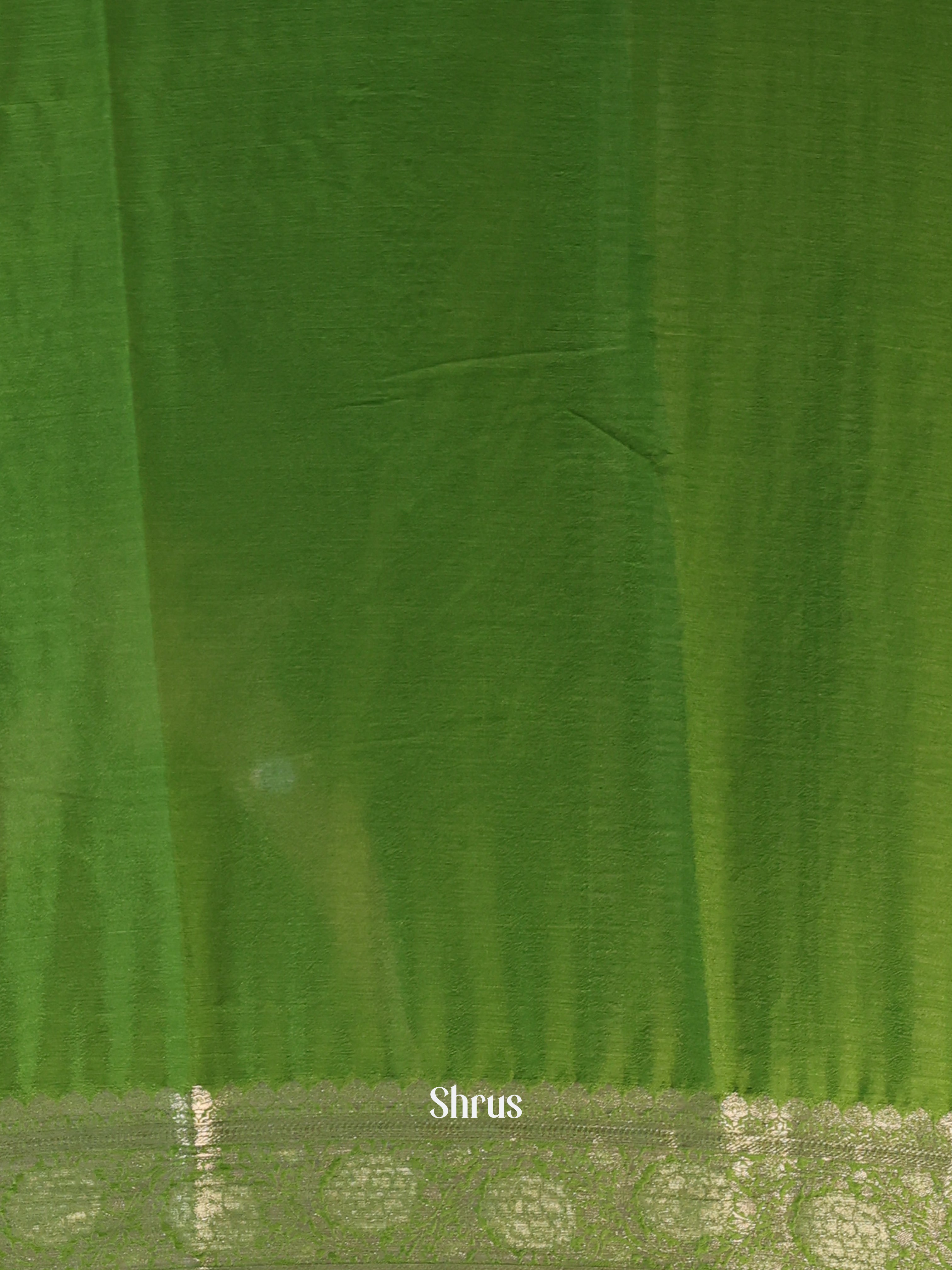 Green - Semi Mysoresilk Saree - Shop on Shrus.com