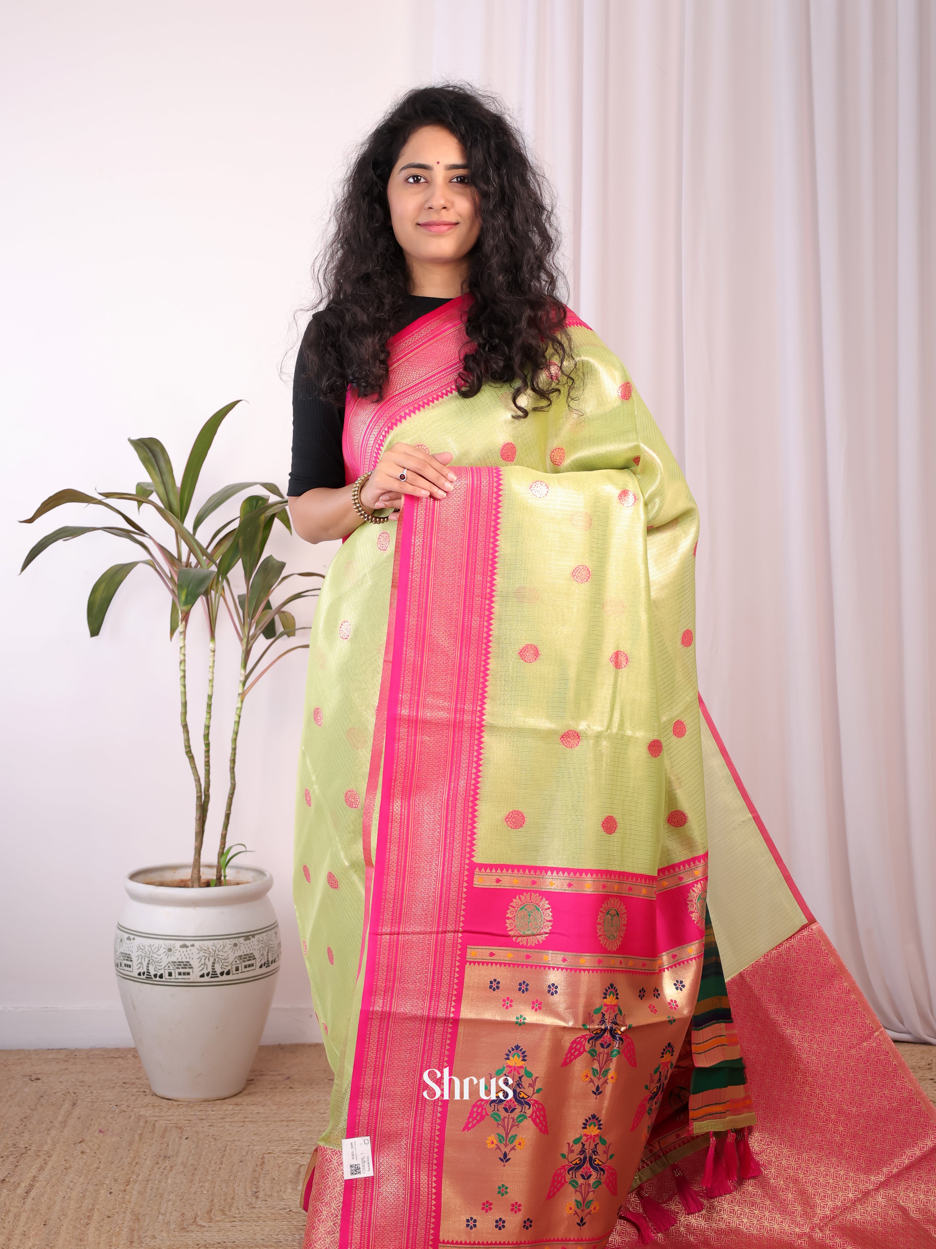 CIS30205 - Banarasi kota Saree - Shop on Shrus.com
