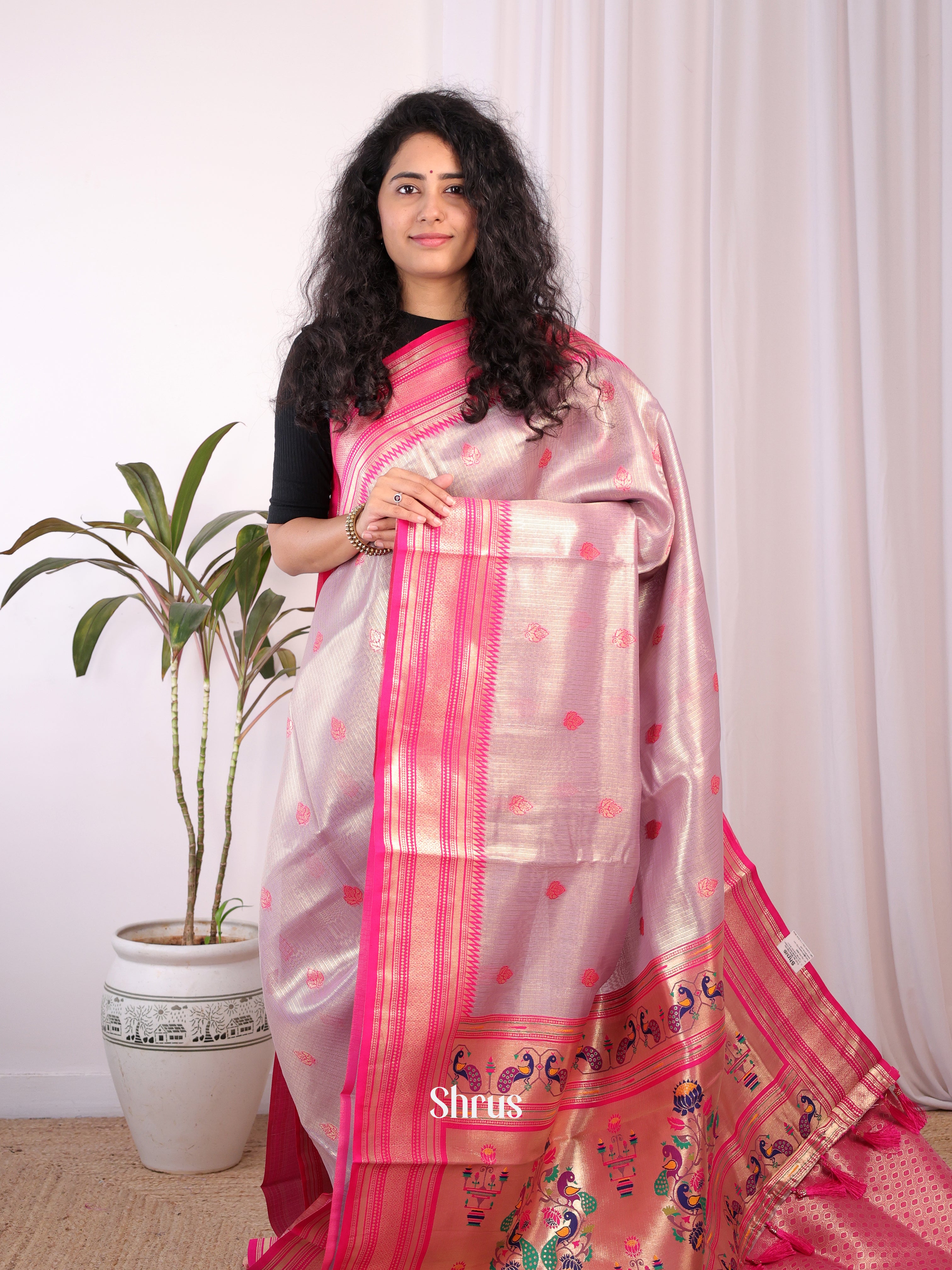 CIS30216 - Banarasi kota Saree - Shop on Shrus.com
