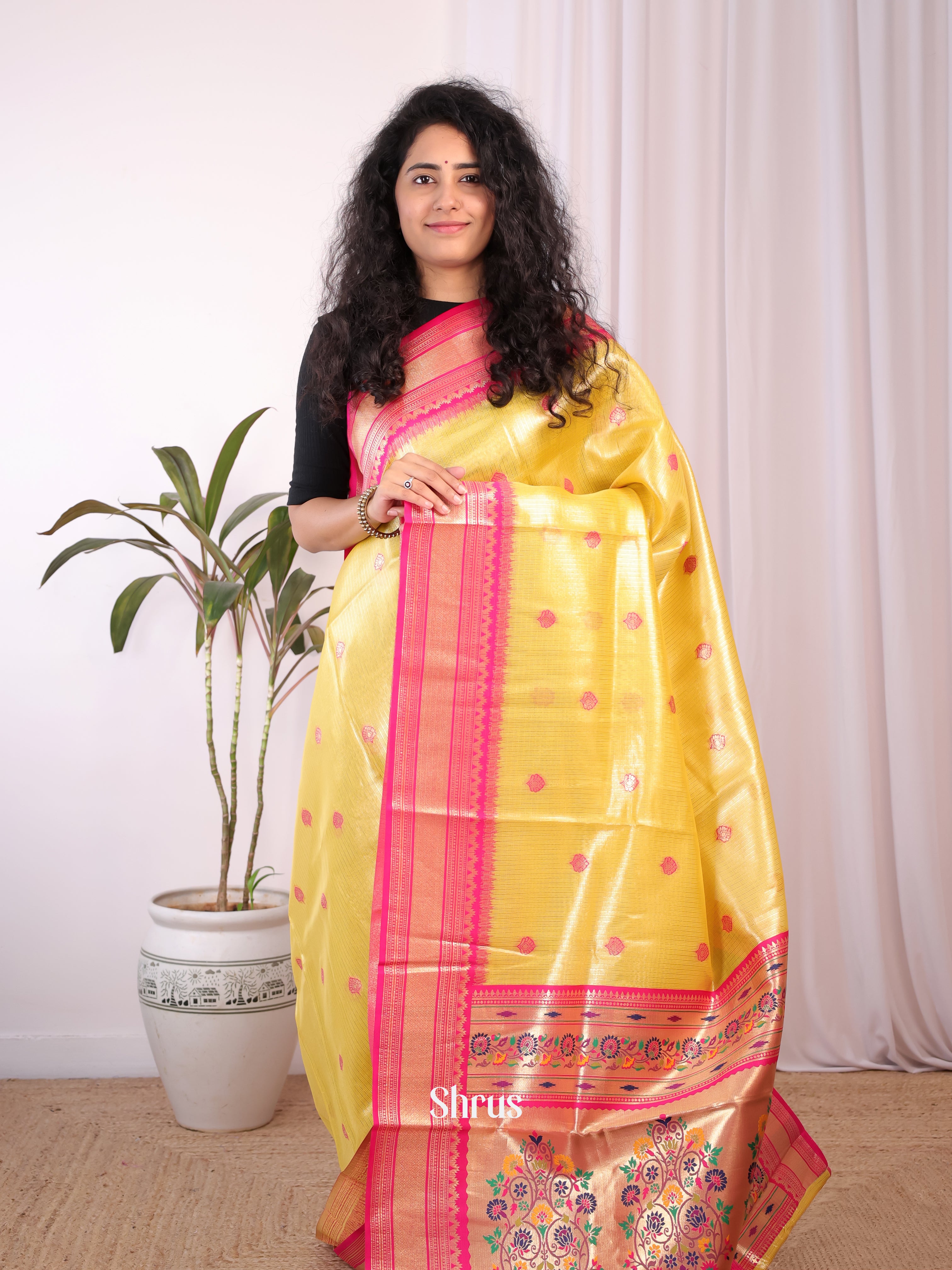 CIS30221 - Banarasi kota Saree - Shop on Shrus.com