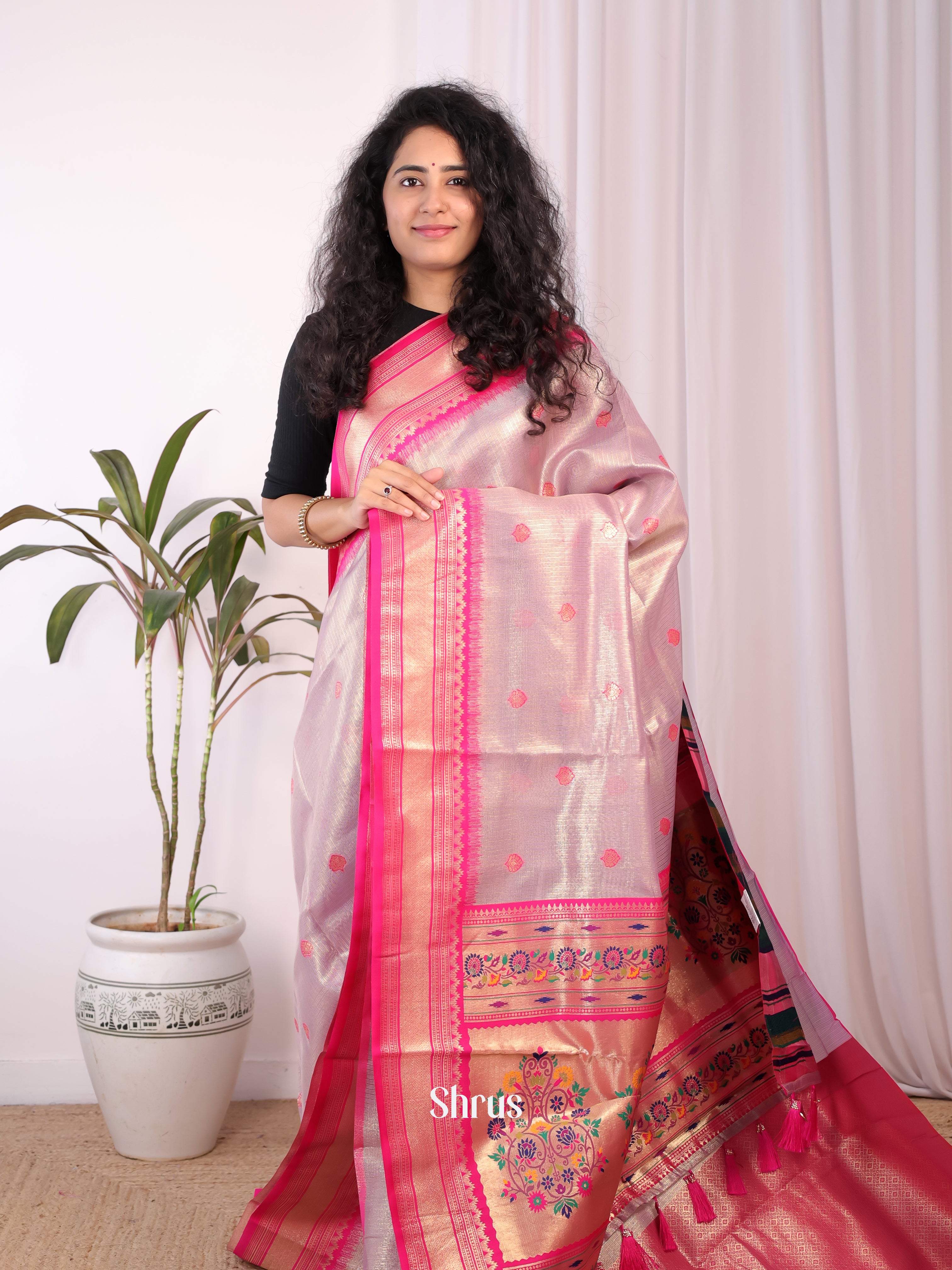 CIS30223 - Banarasi kota Saree - Shop on Shrus.com