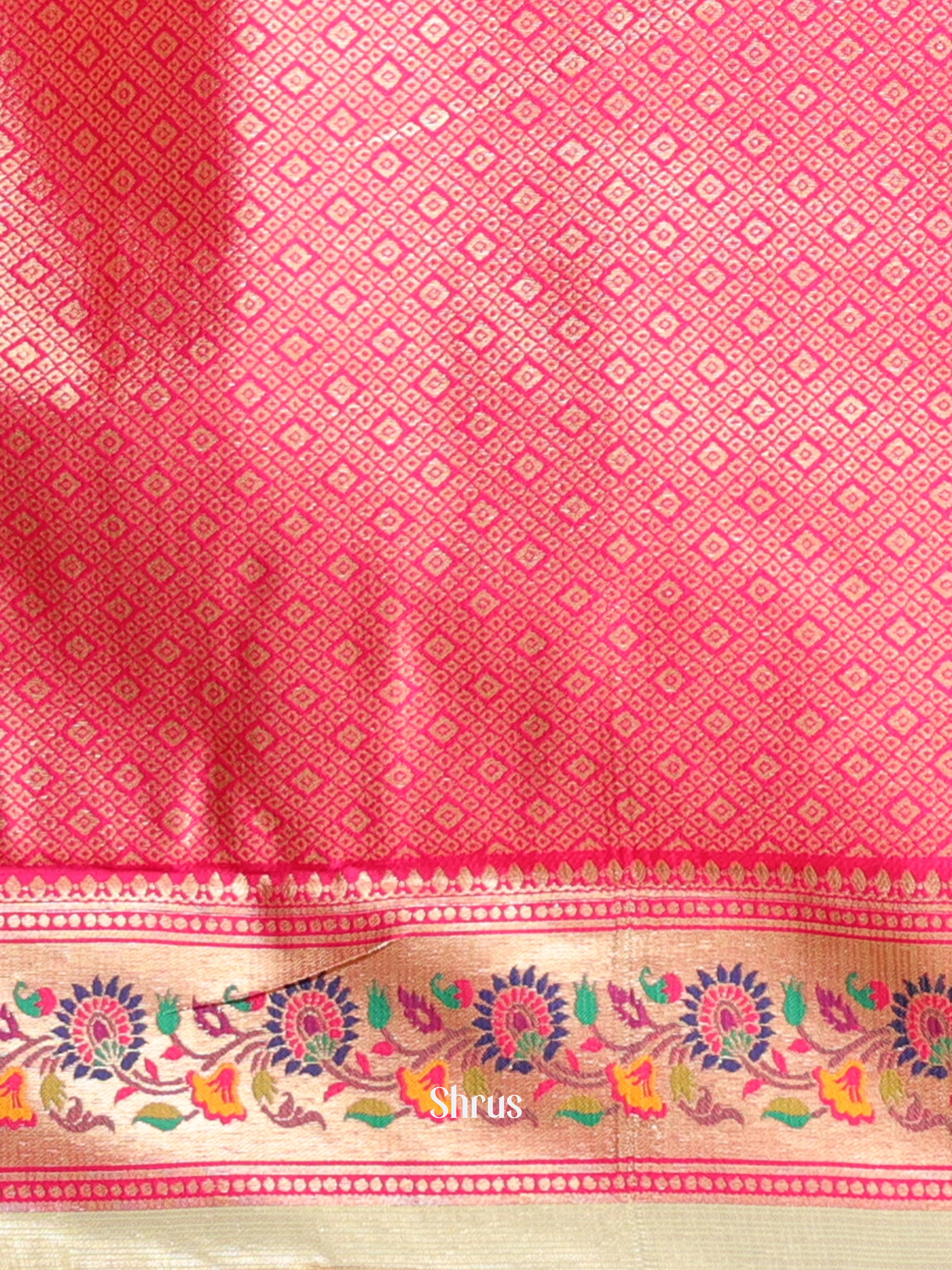 CIS30225 - Banarasi kota Saree - Shop on Shrus.com