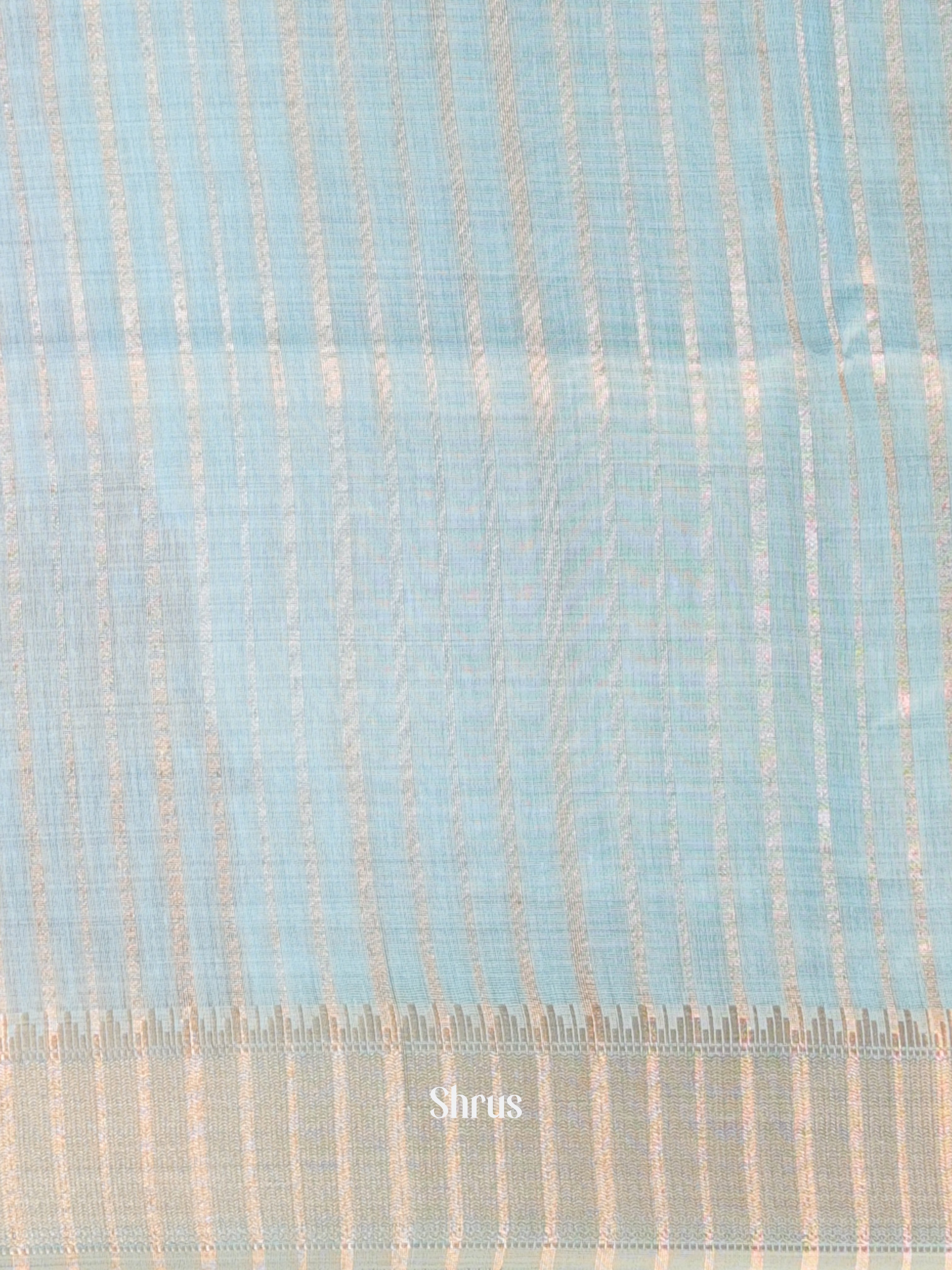 Blue - Semi Maheshwari Saree - Shop on Shrus.com