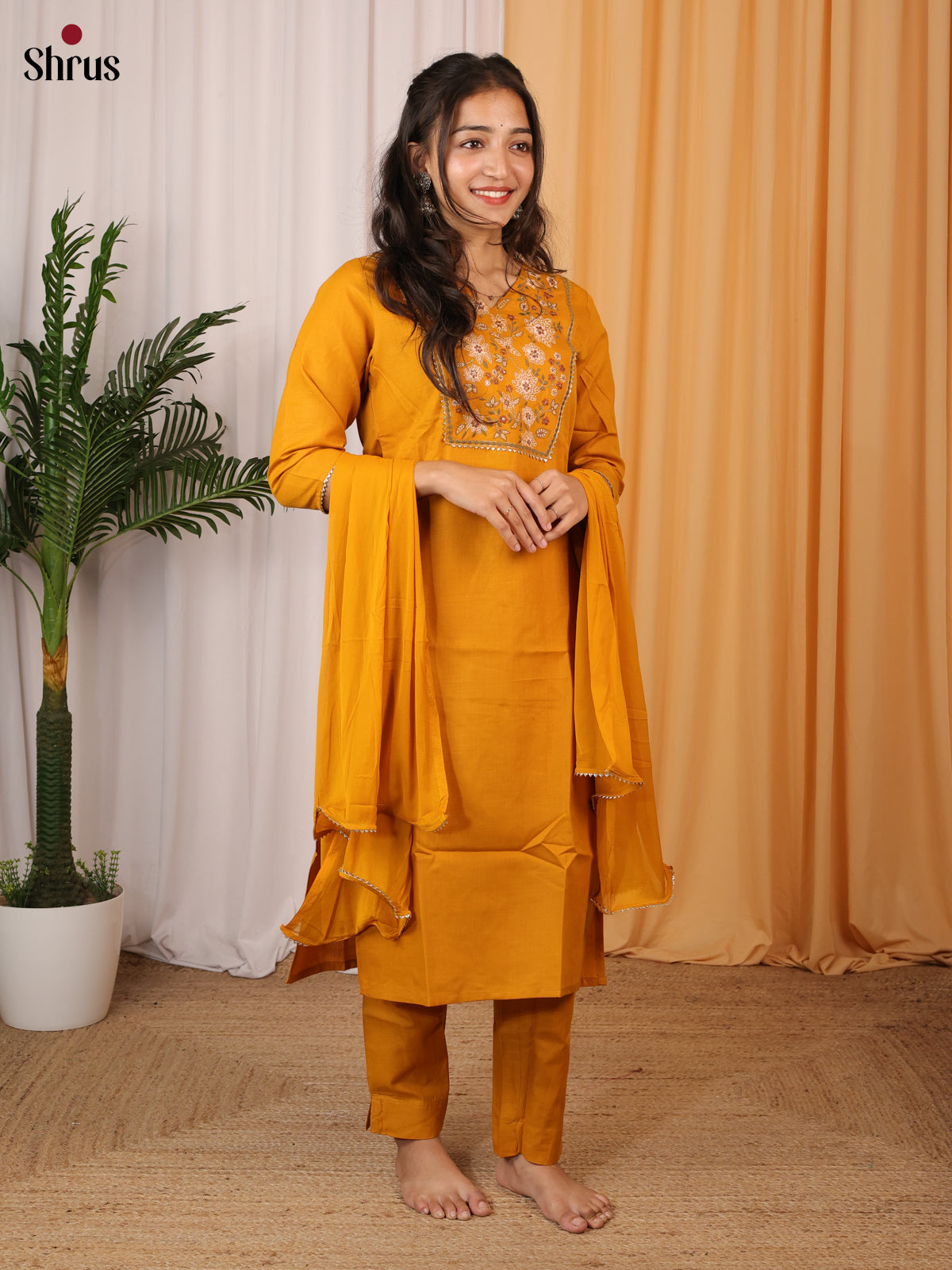 Orange - Readymade Suits - Shop on Shrus.com