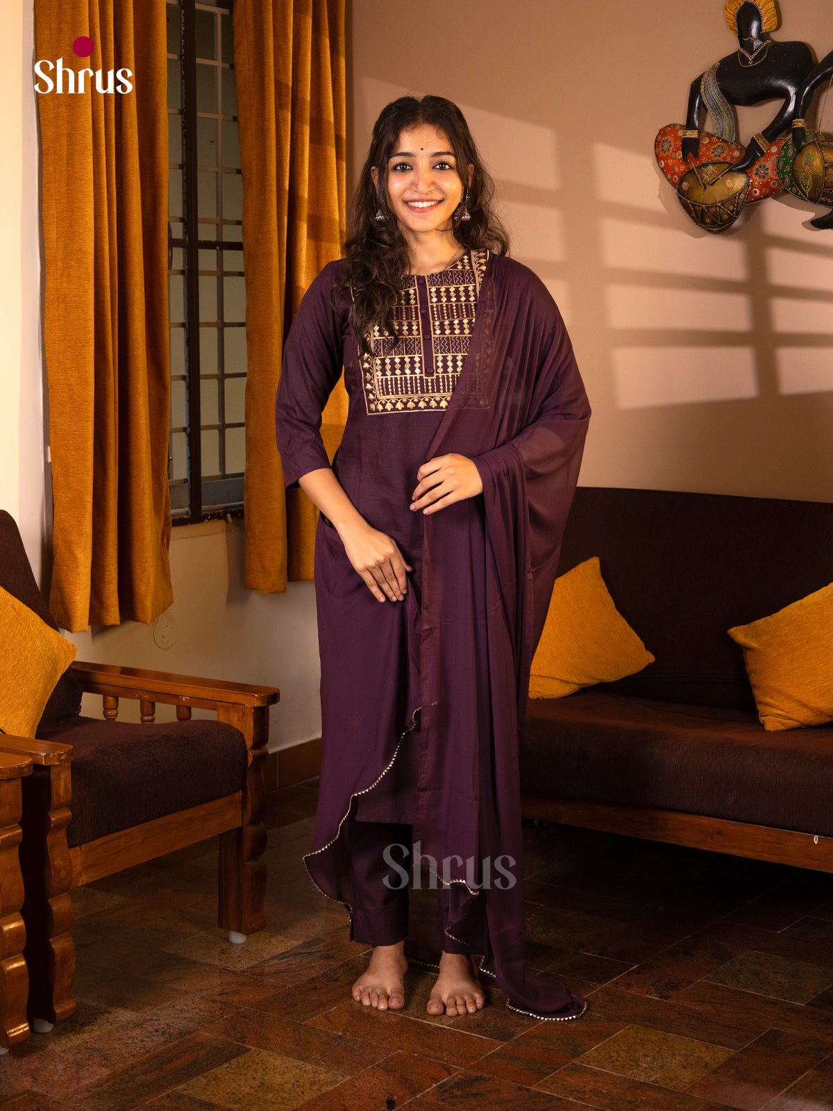 Purple - Readymade Suits - Shop on Shrus.com