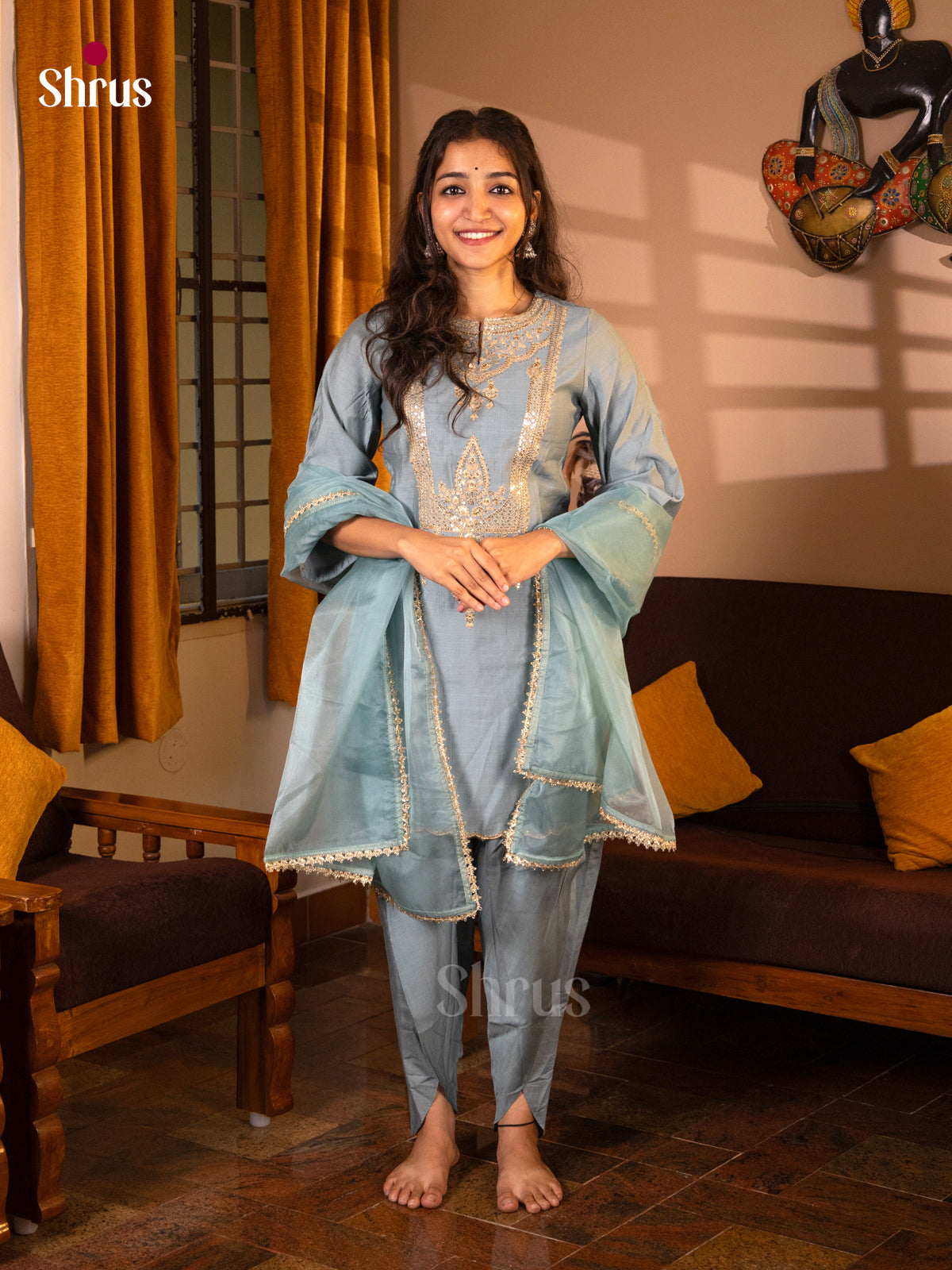 Blue - Readymade Suits - Shop on Shrus.com