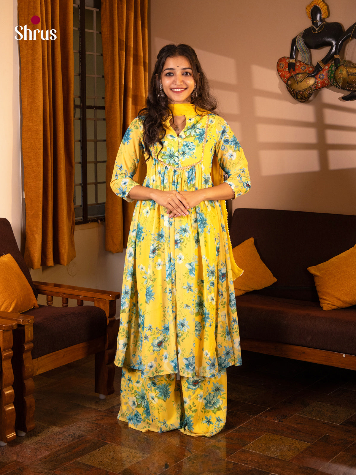Yellow - Readymade Suits - Shop on Shrus.com