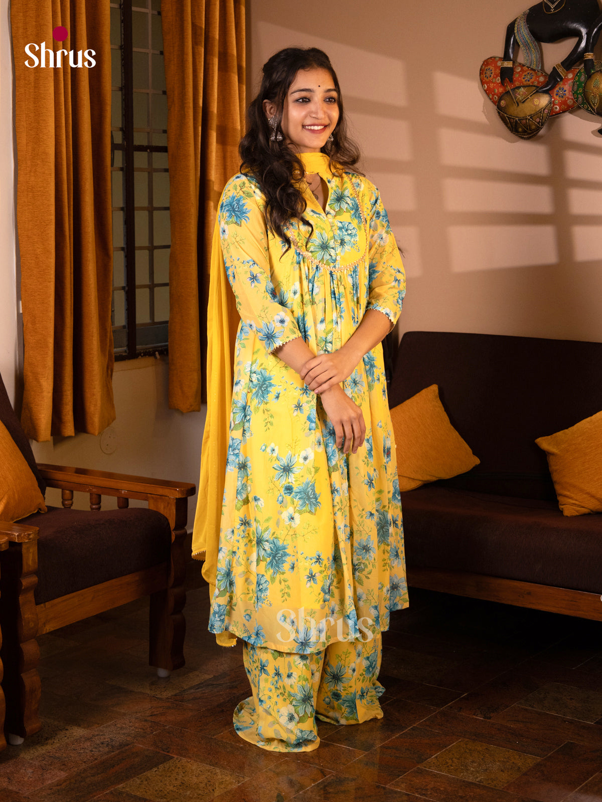 Yellow - Readymade Suits - Shop on Shrus.com