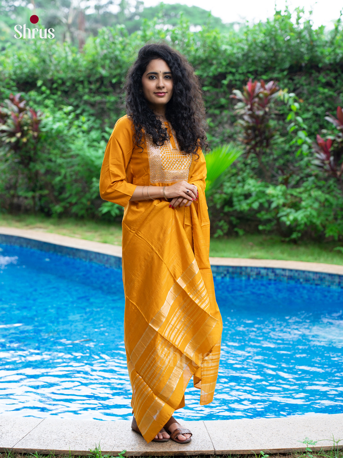 Orange - Readymade Suits - Shop on Shrus.com