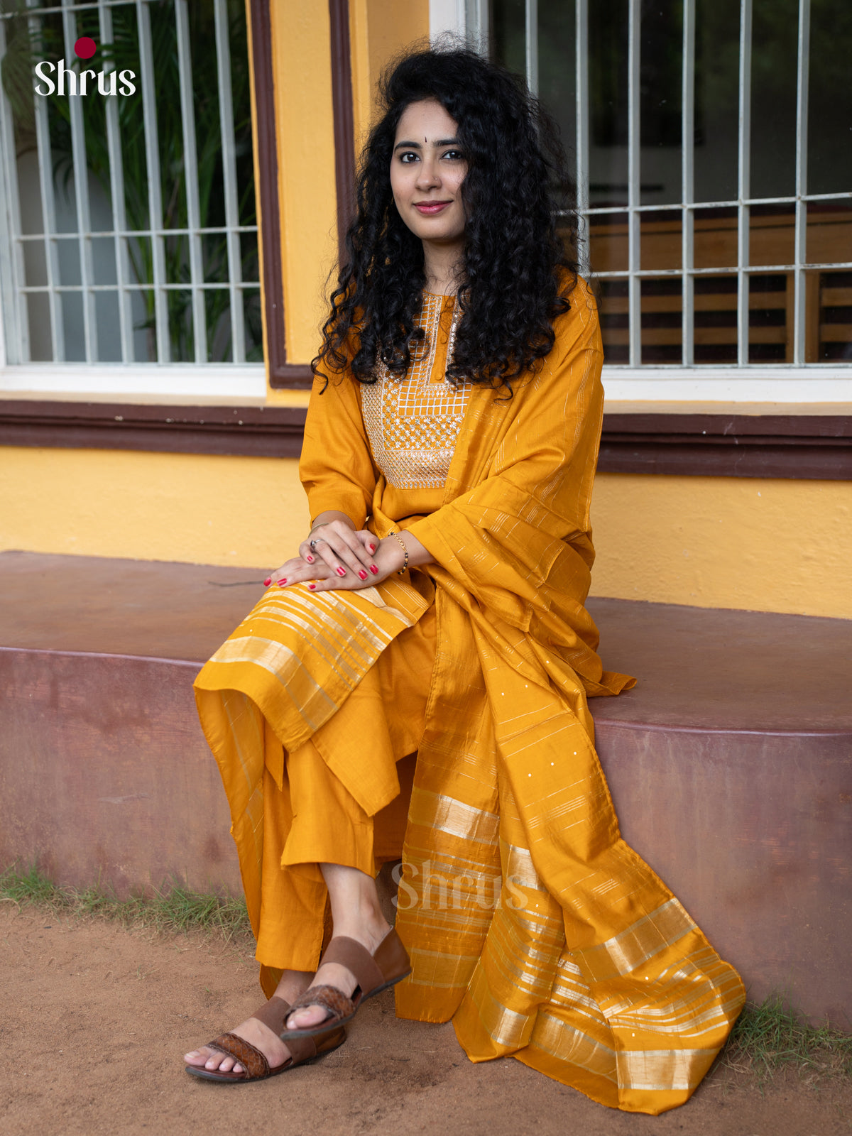 Orange - Readymade Suits - Shop on Shrus.com