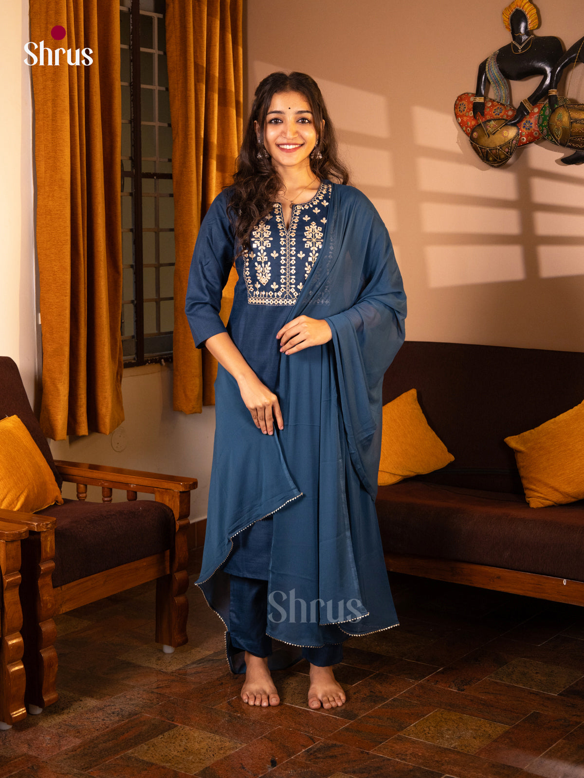 Blue - Readymade Suits - Shop on Shrus.com