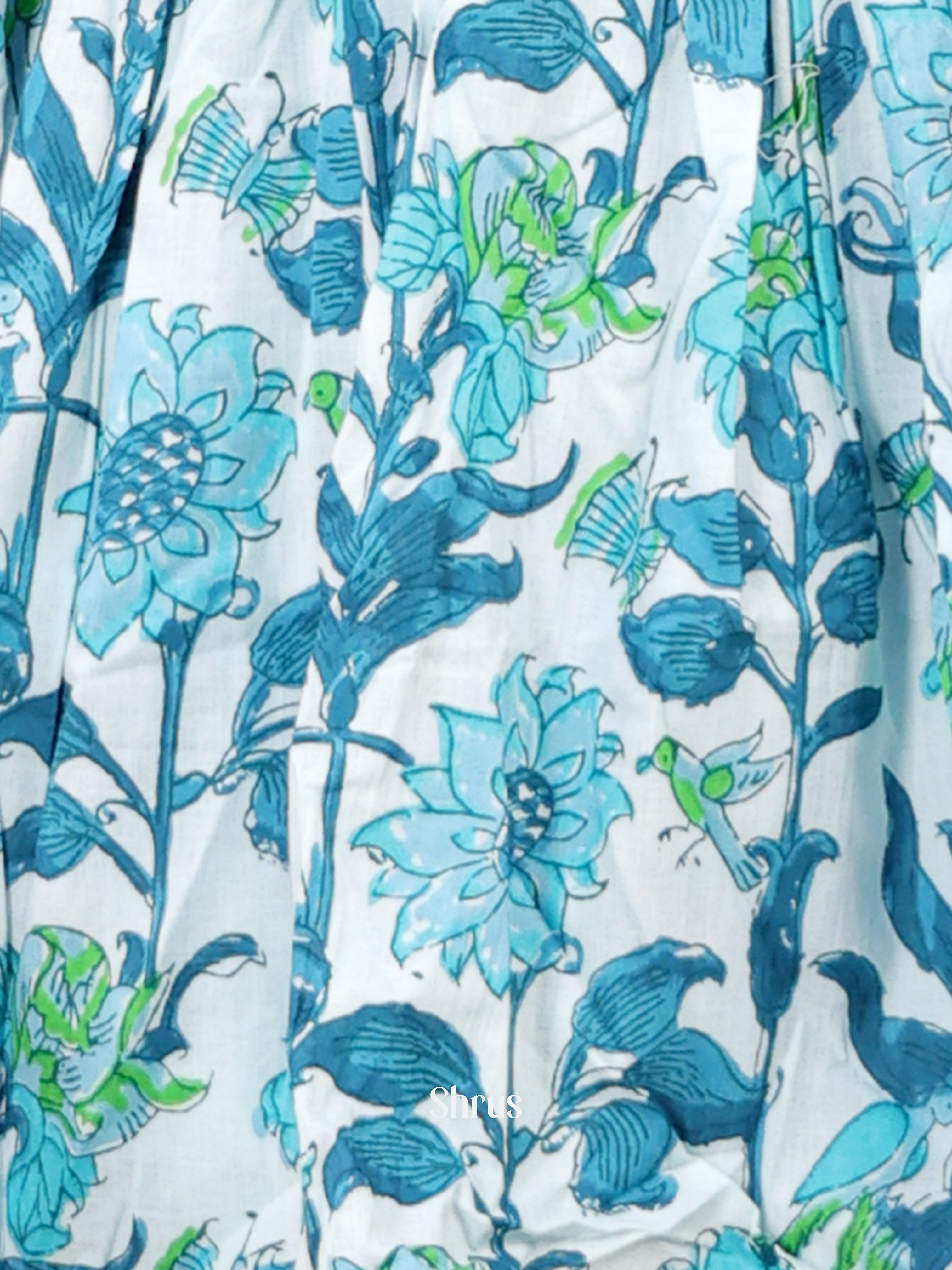 Cream & Blue - Readymade Suits - Shop on Shrus.com