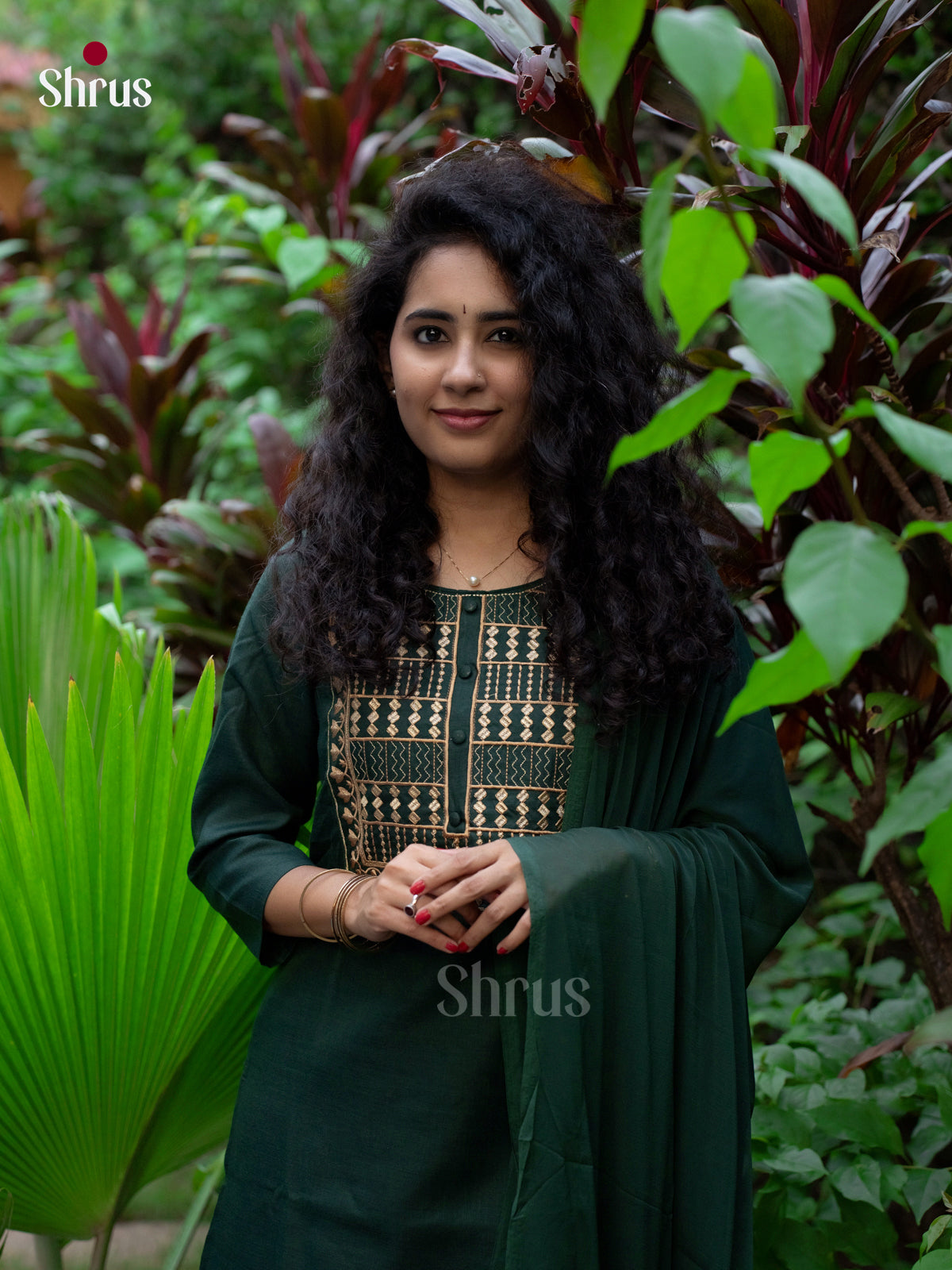 Dark Green - Readymade Suits - Shop on Shrus.com