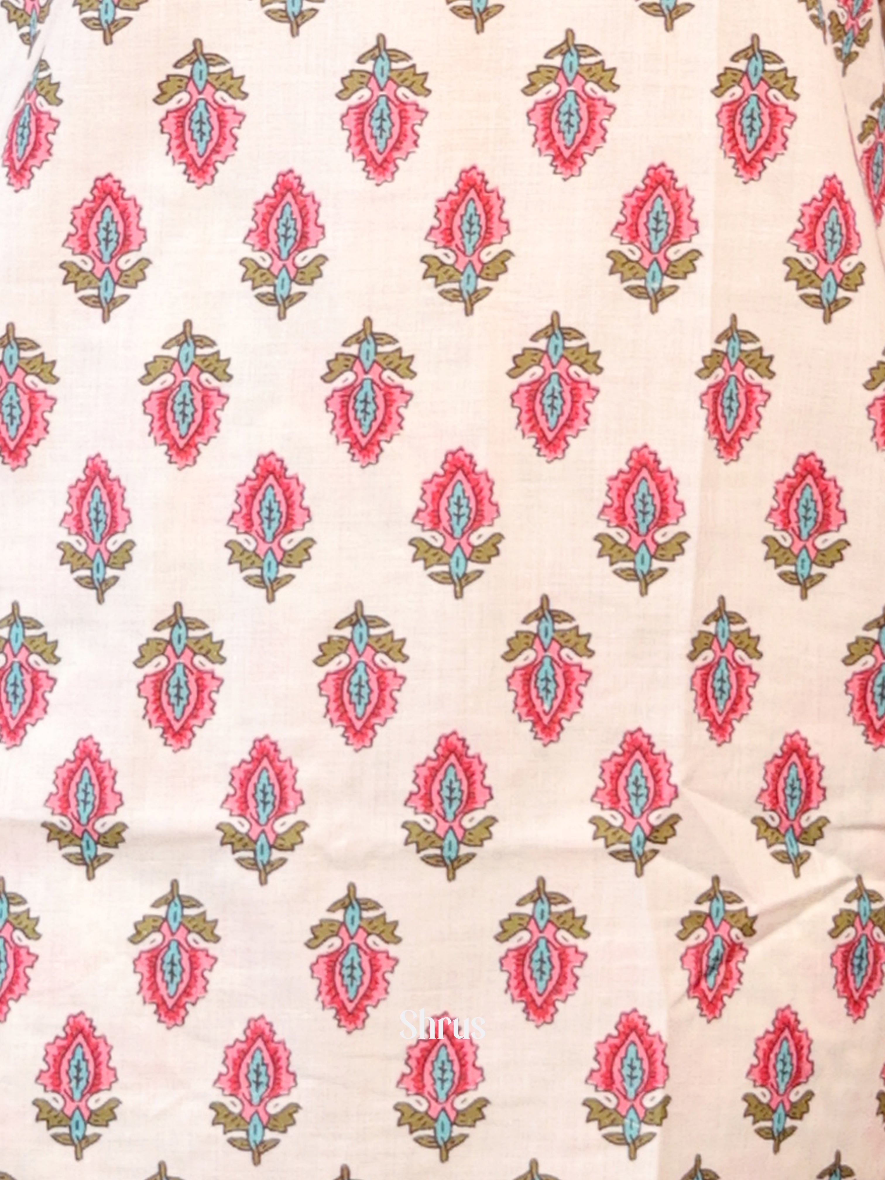 Cream & Pink - Readymade Suits - Shop on Shrus.com
