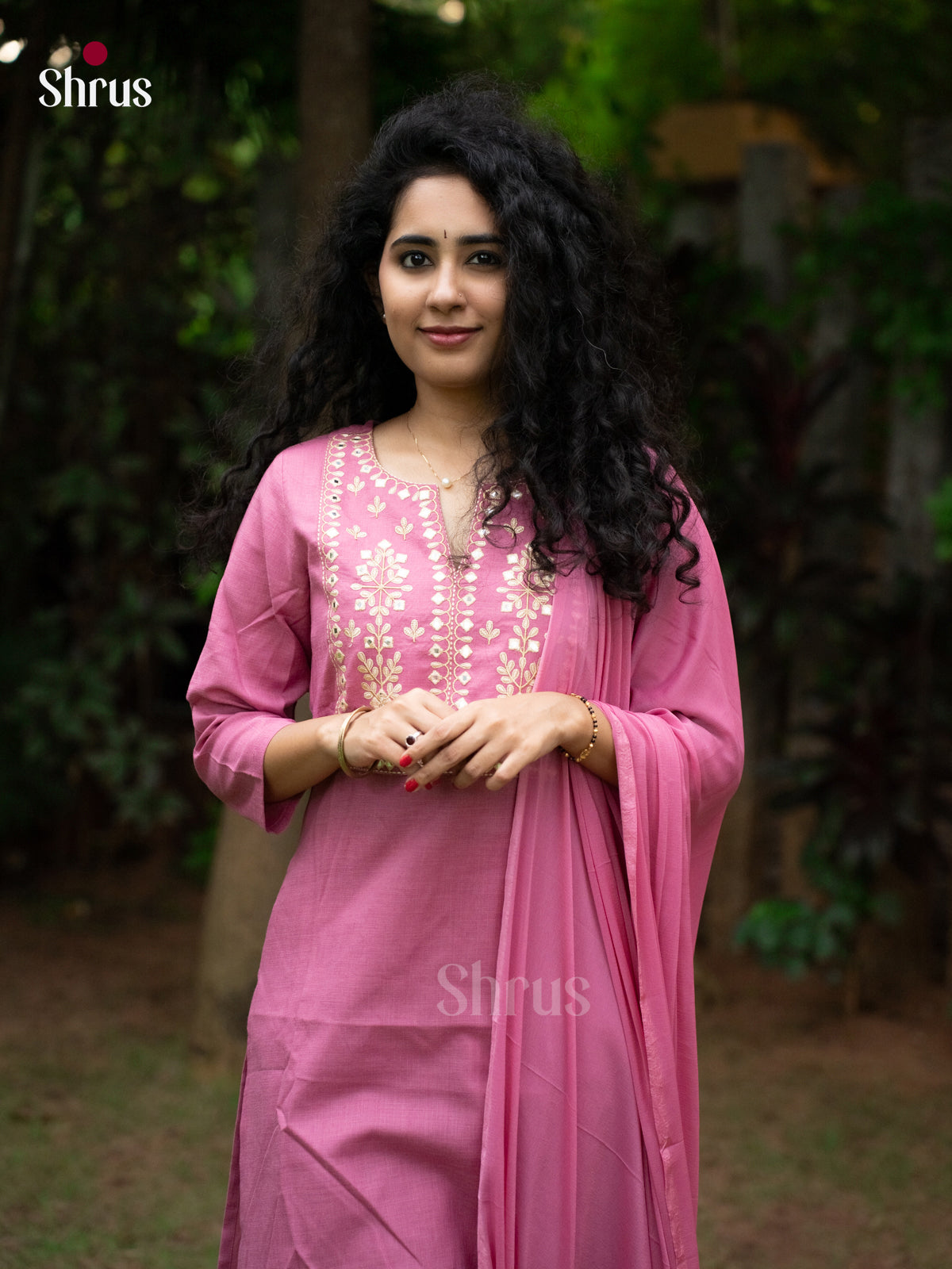Pink- Readymade Suits - Shop on Shrus.com