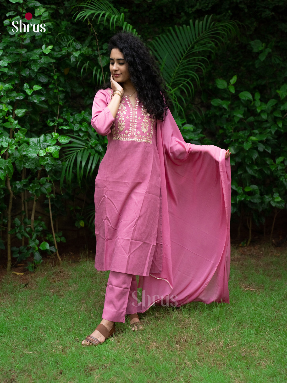 Pink- Readymade Suits - Shop on Shrus.com