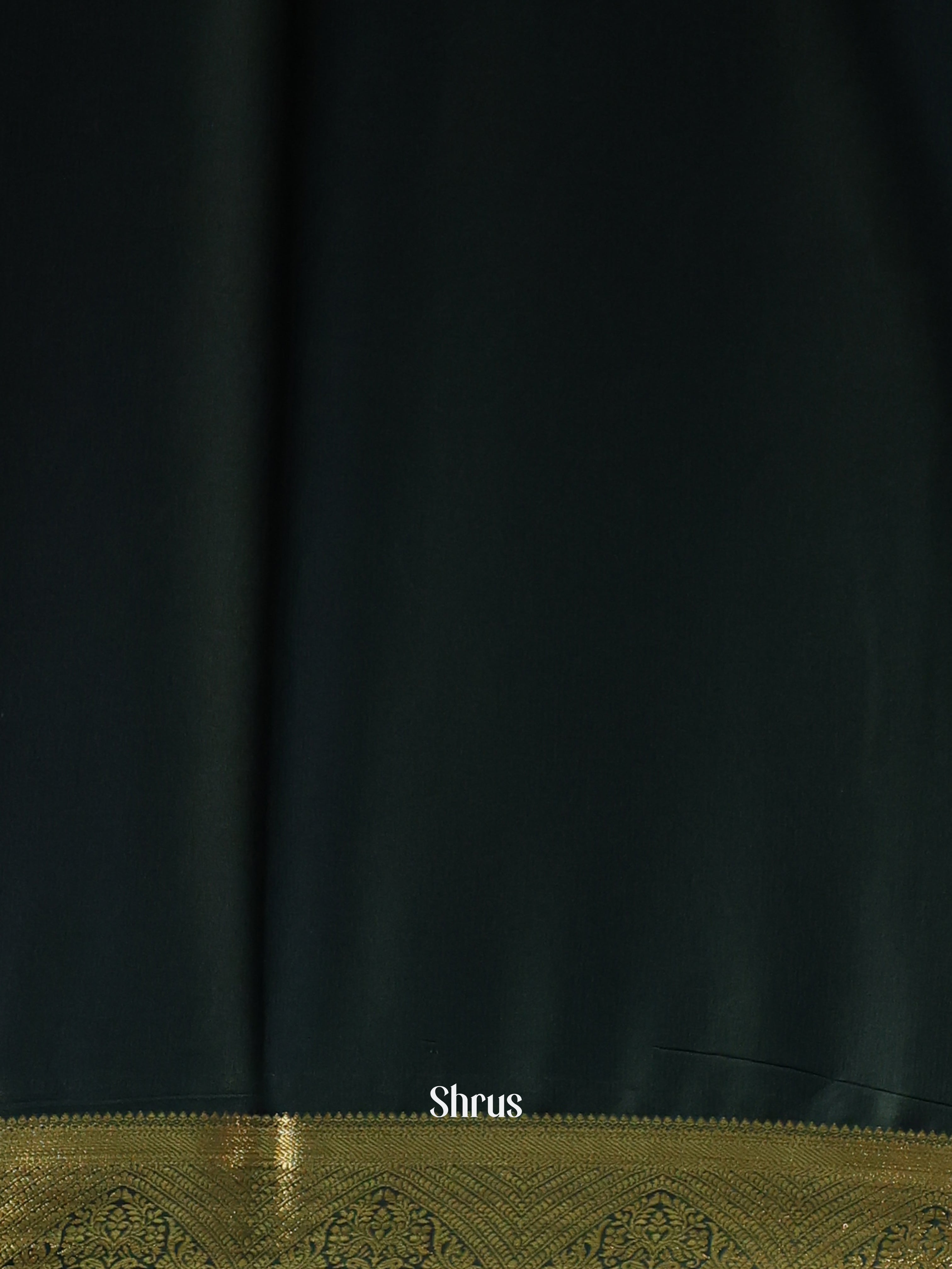 Brick & Green - Semi Mysoresilk Saree - Shop on Shrus.com