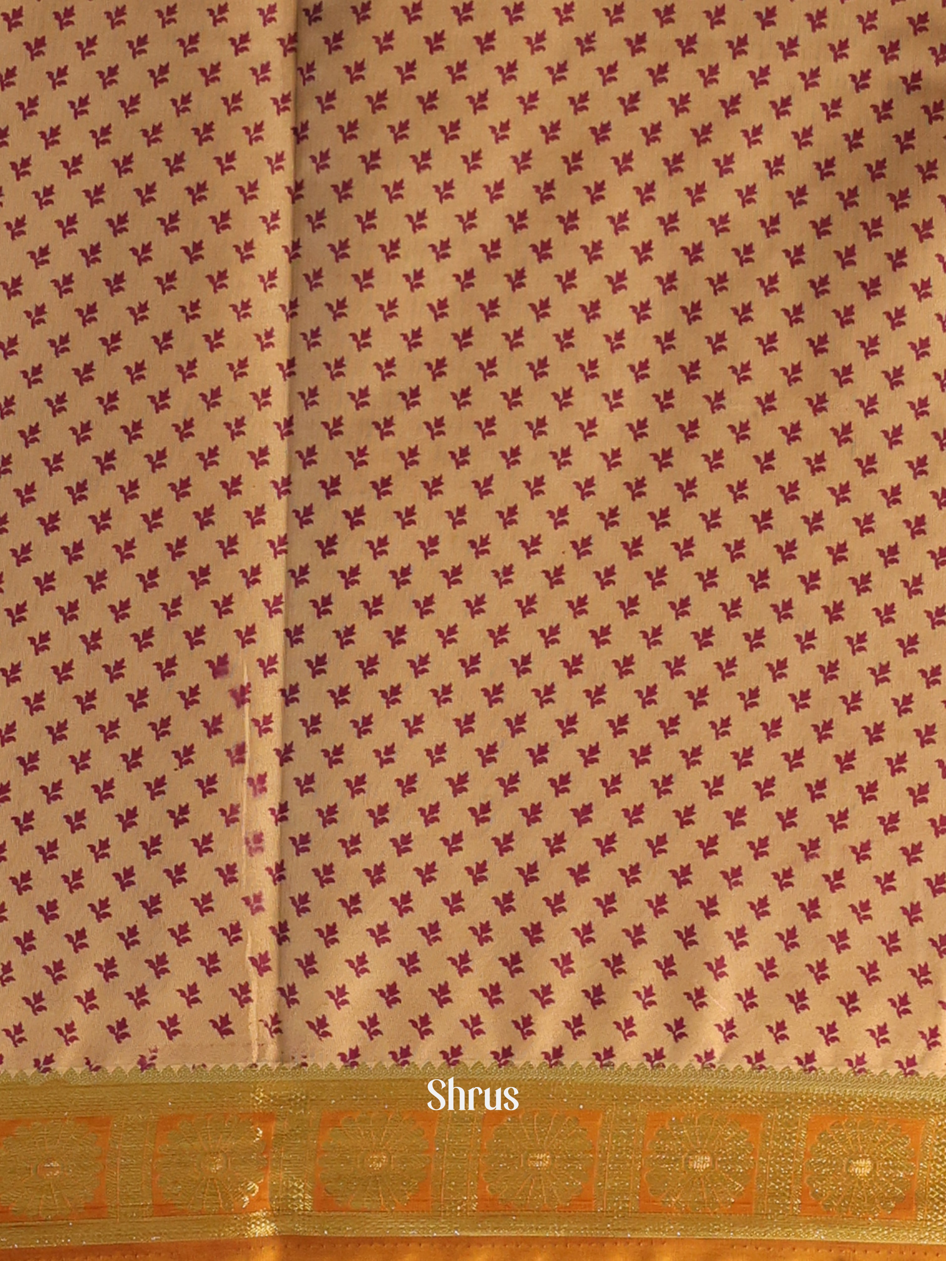 CJS02417 - Semi Mysoresilk Saree - Shop on Shrus.com