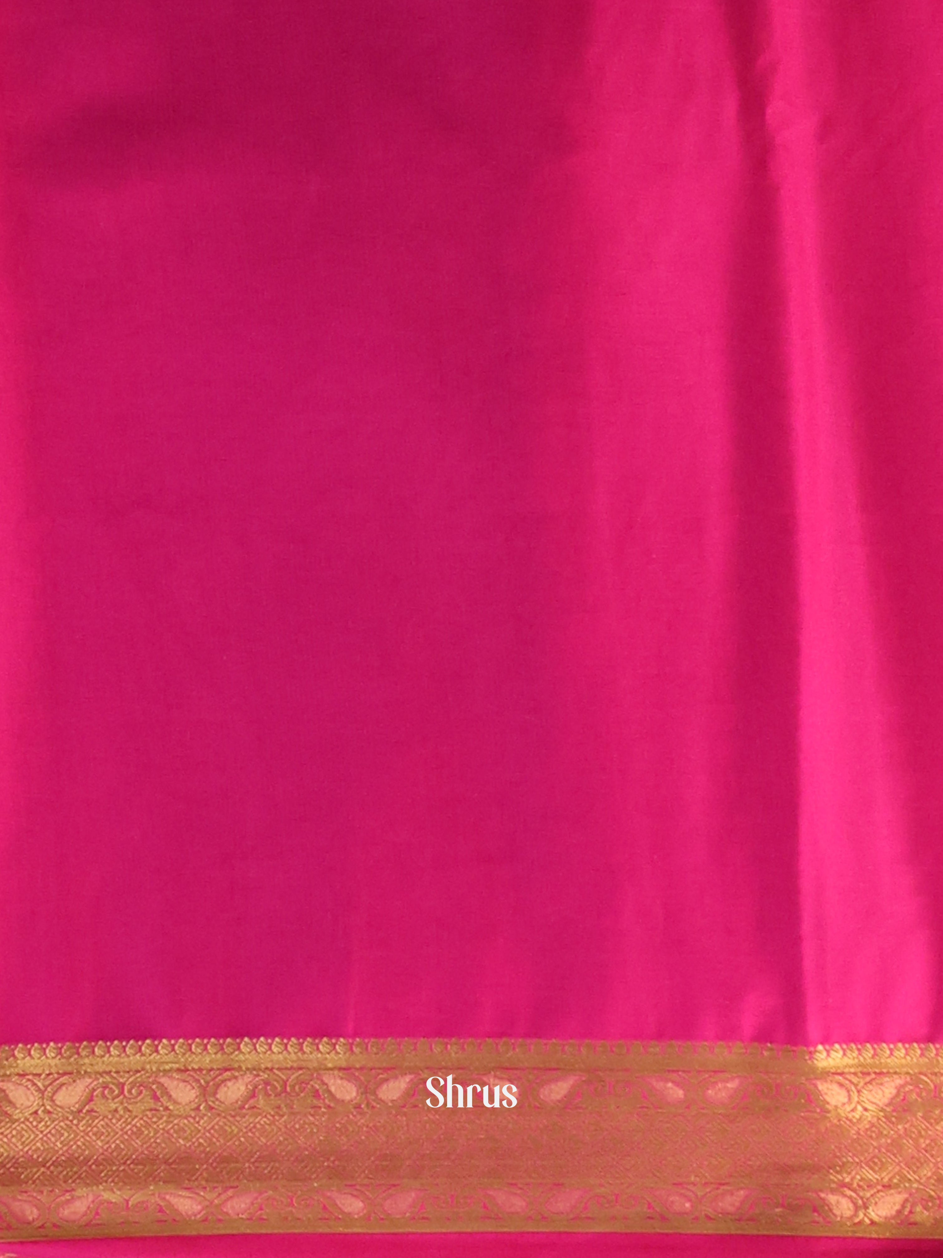 CJS02431 - Semi Mysoresilk Saree - Shop on Shrus.com