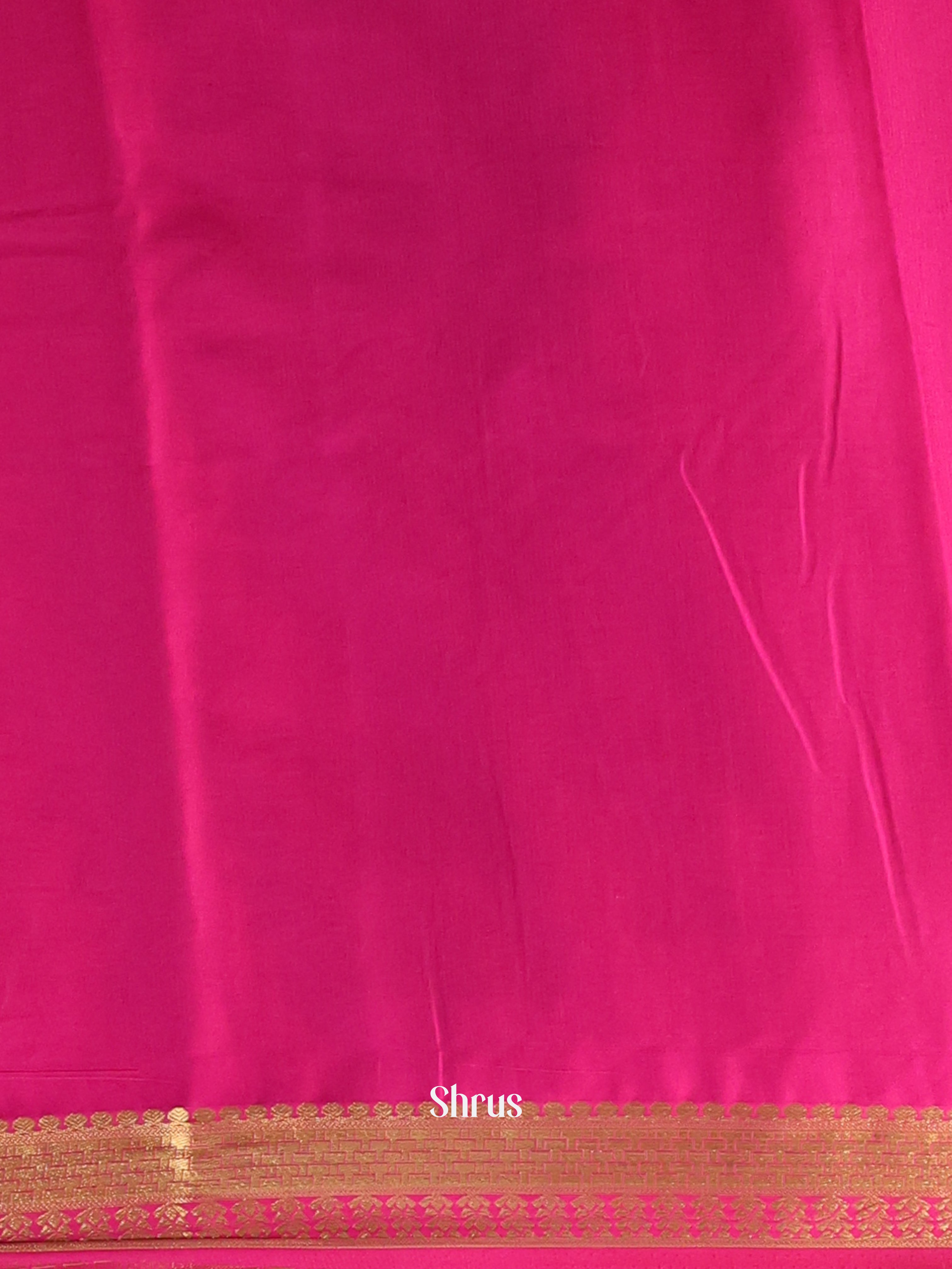 CJS02454 - Semi Mysoresilk Saree - Shop on Shrus.com