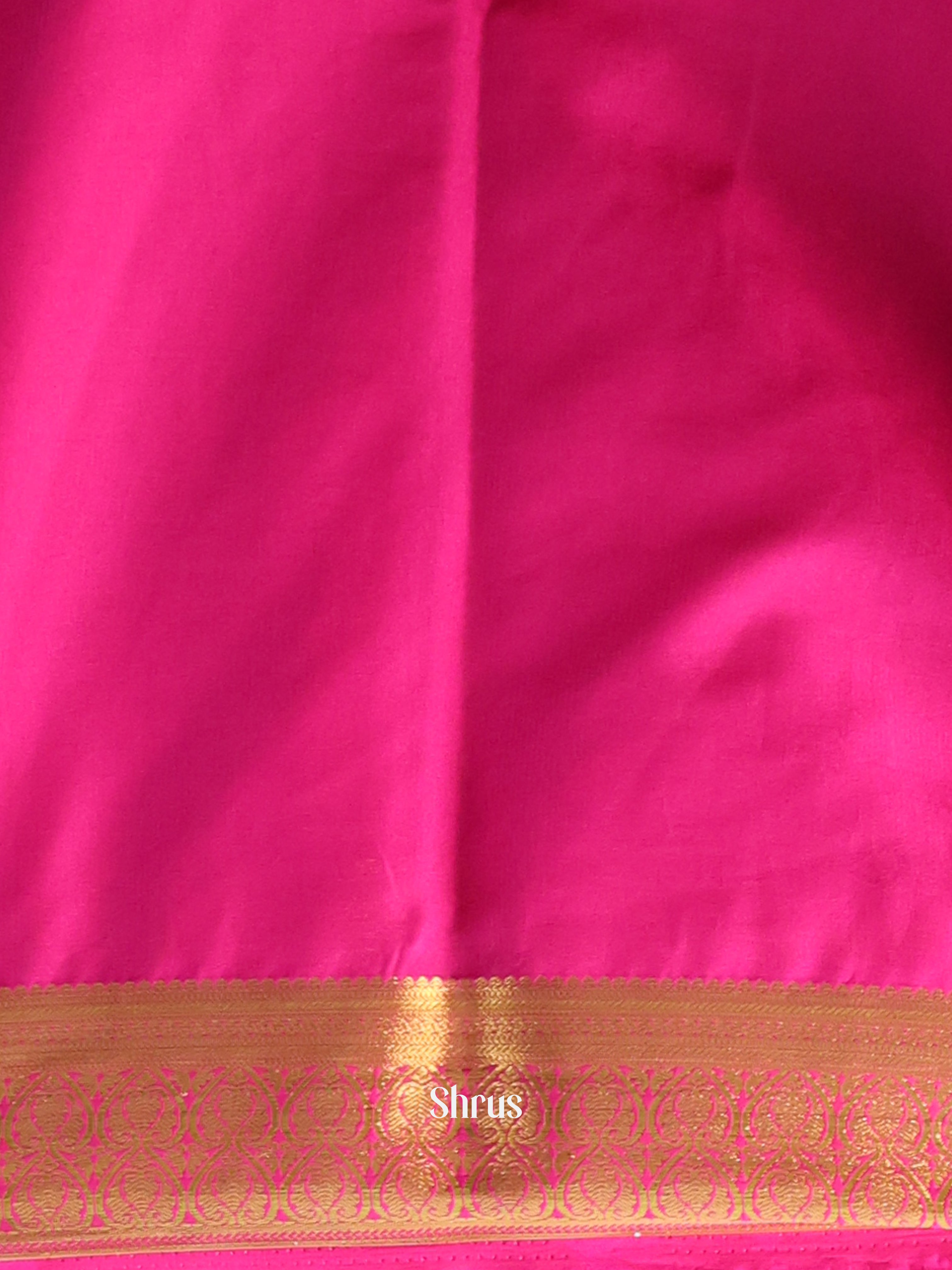 CJS02457 - Semi Mysoresilk Saree - Shop on Shrus.com