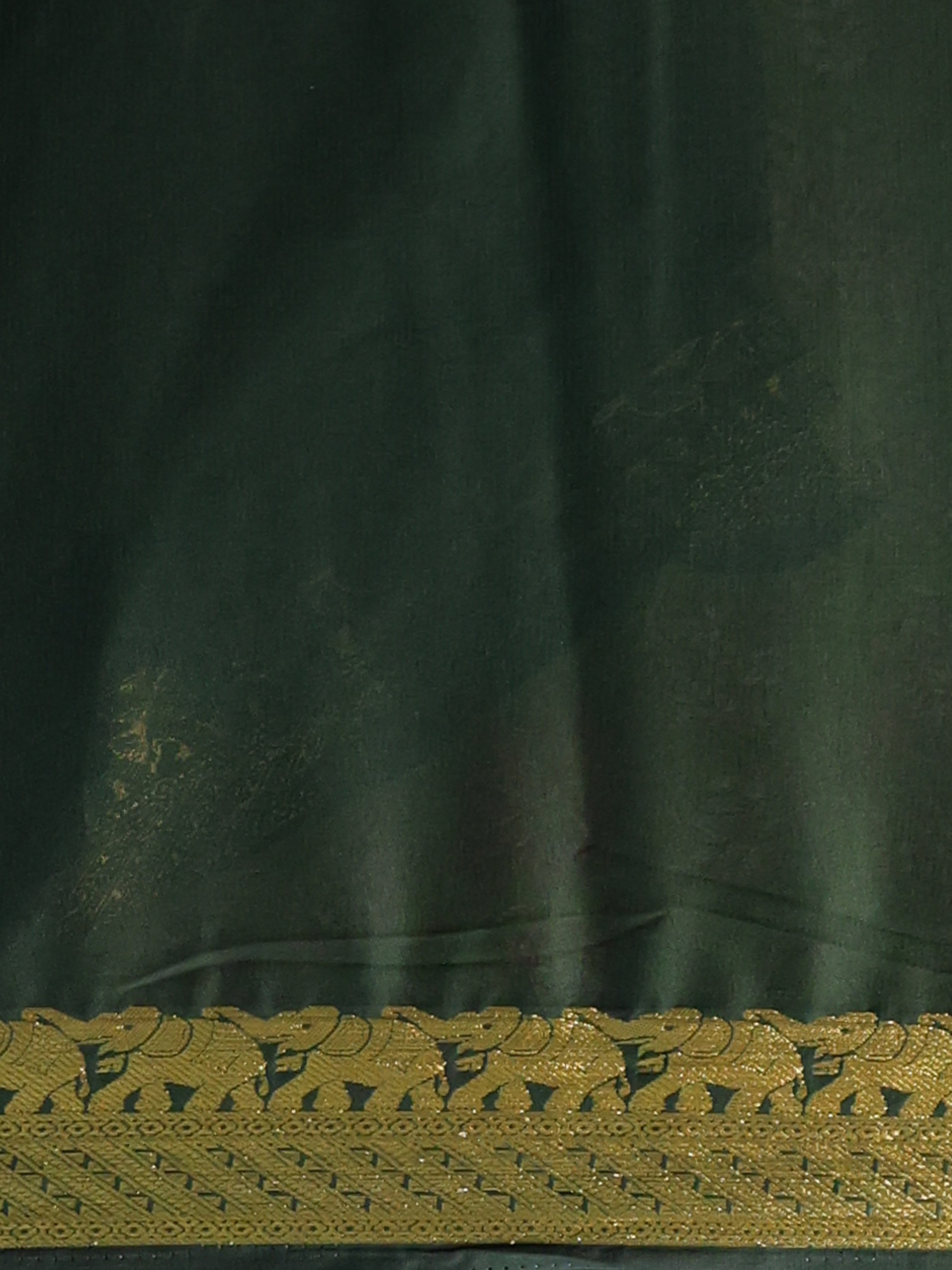 Green & Bottle Green - Semi Mysoresilk Saree - Shop on Shrus.com