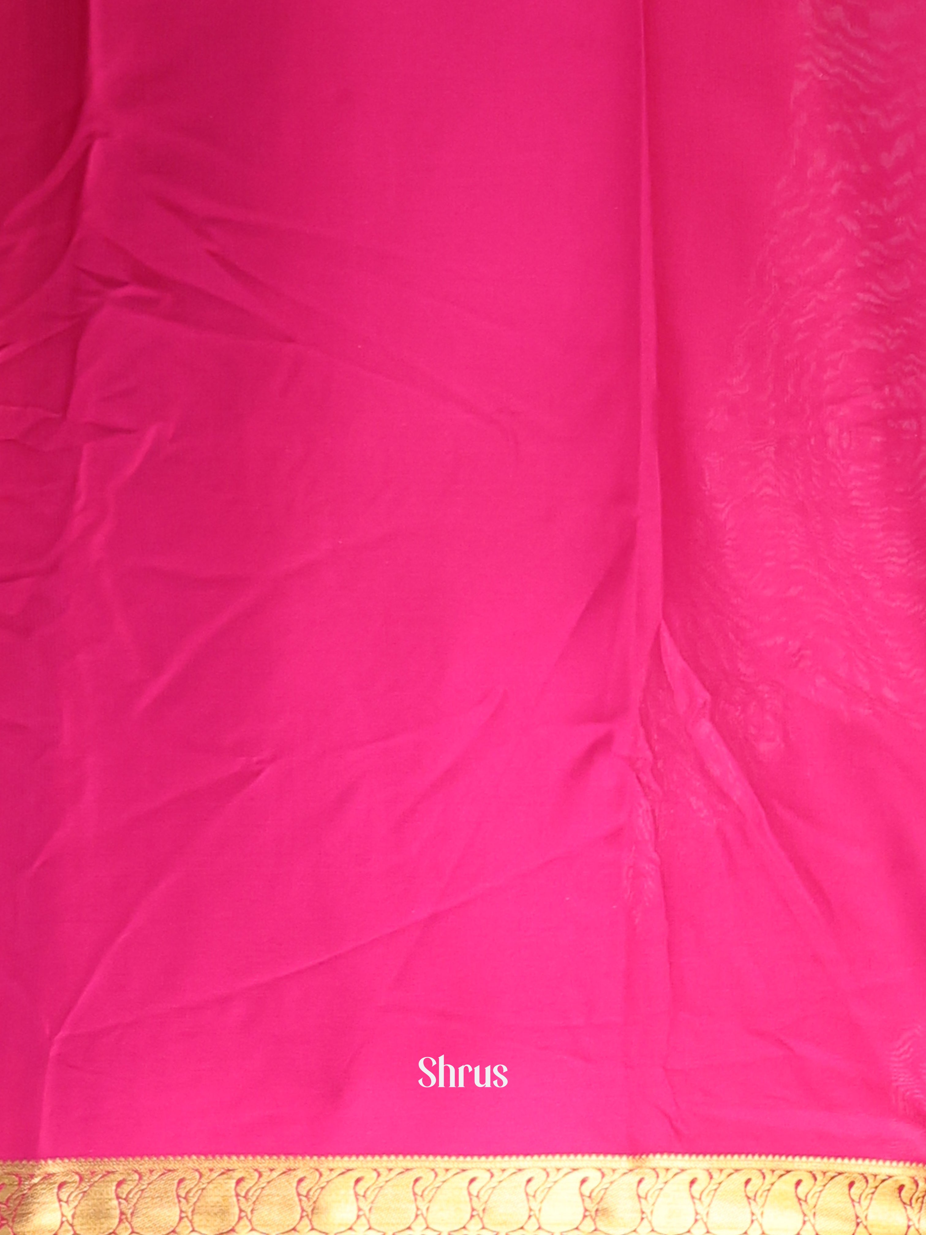CJS02478 - Semi Mysoresilk Saree - Shop on Shrus.com