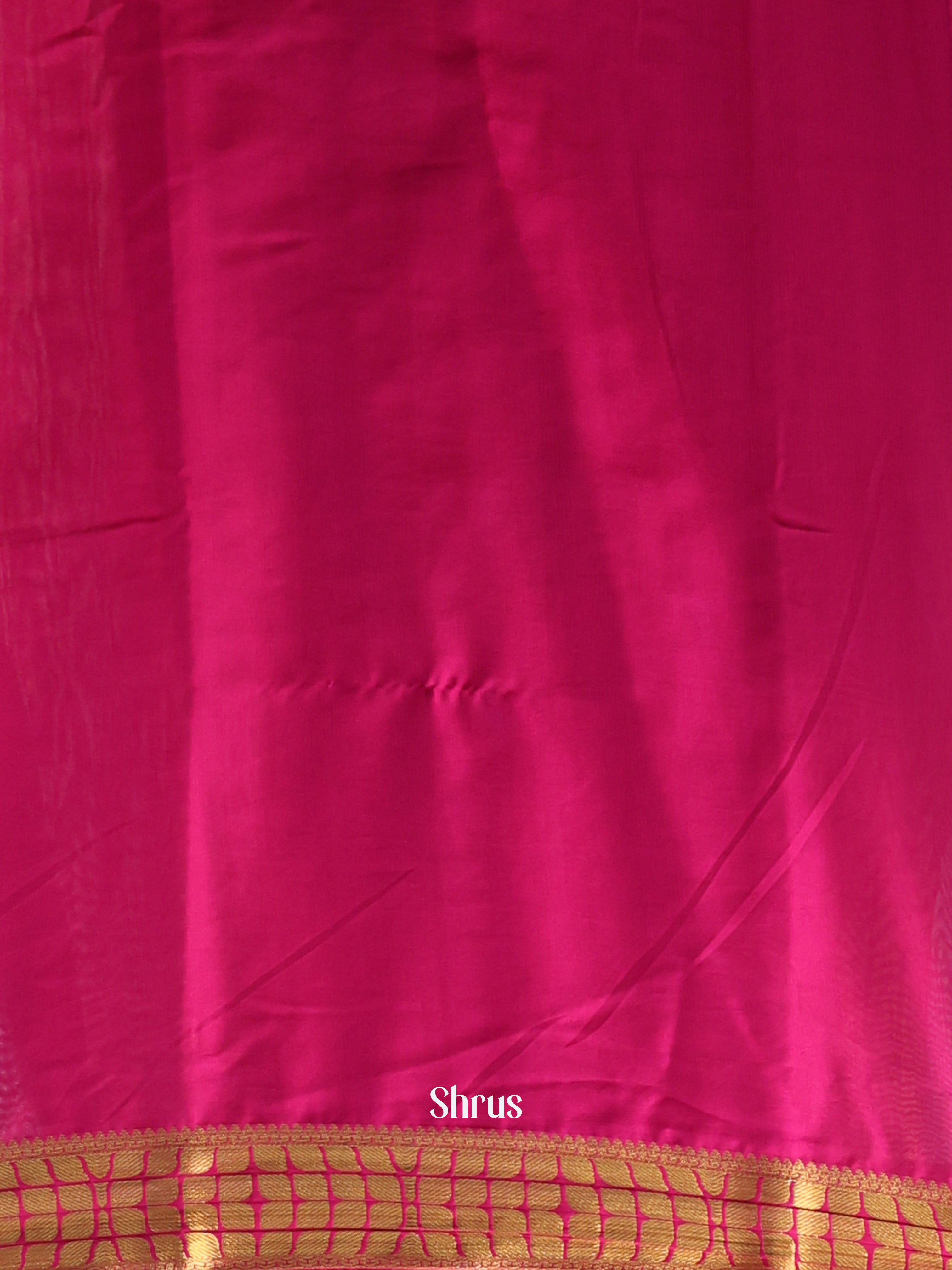 CJS02533 - Semi Mysoresilk Saree - Shop on Shrus.com