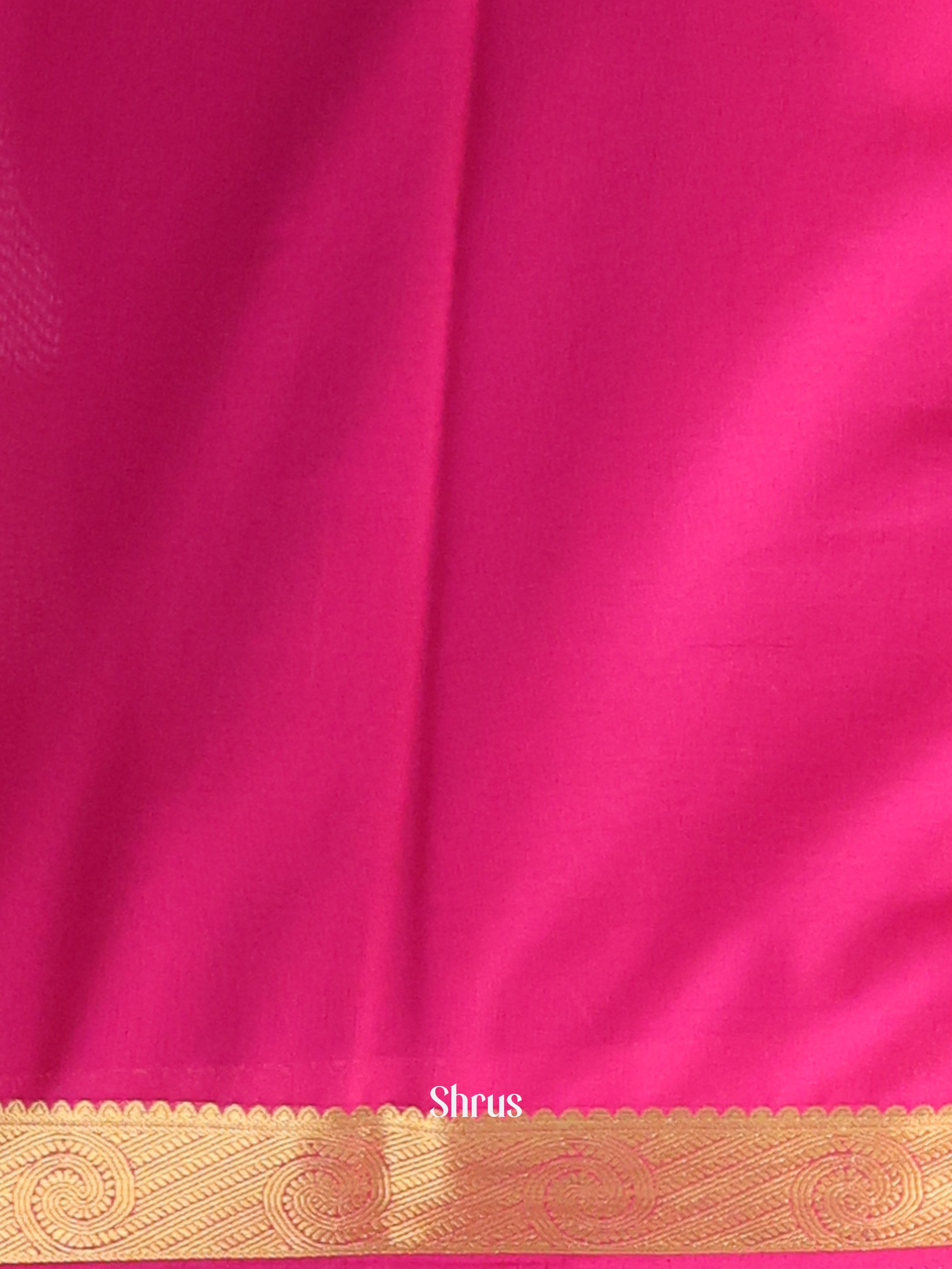 CJS02535 - Semi Mysoresilk Saree - Shop on Shrus.com