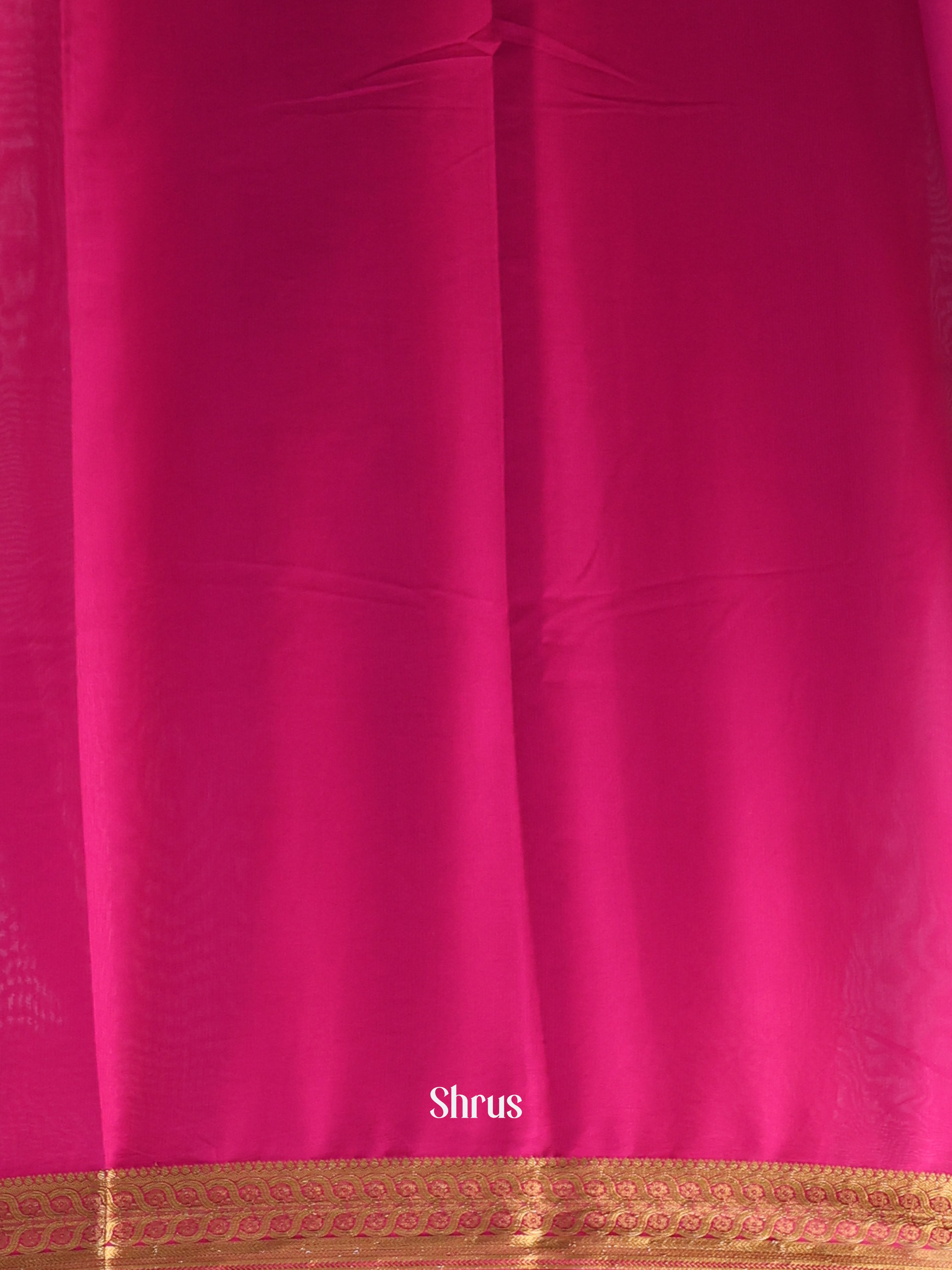 CJS02539 - Semi Mysoresilk Saree - Shop on Shrus.com