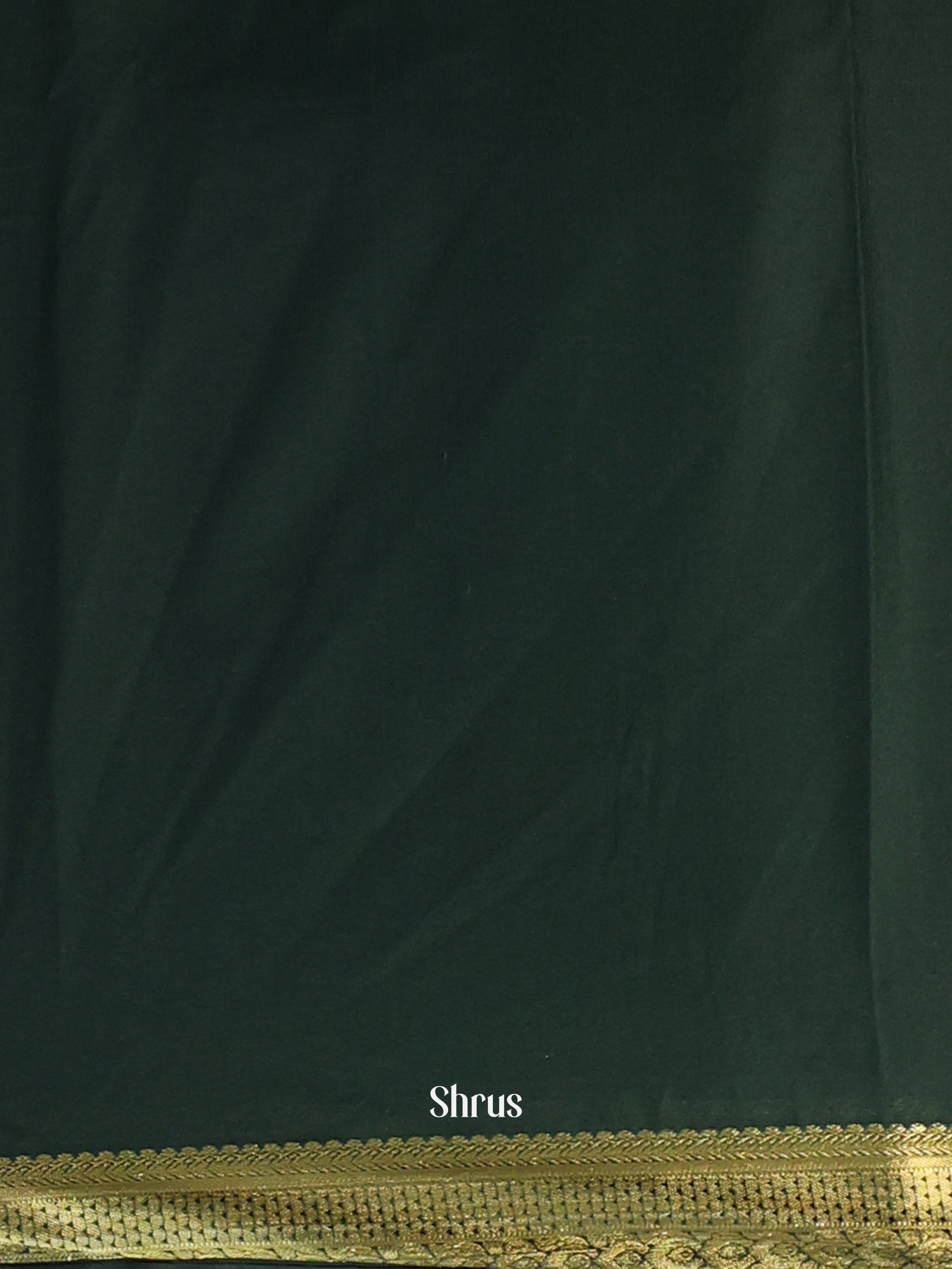 Lite Green & Green- Semi Mysoresilk Saree - Shop on Shrus.com
